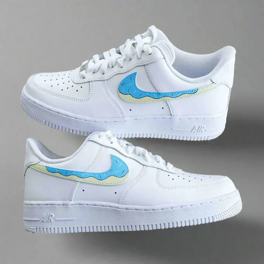 Mdcustoms Frosty Swoosh AF1