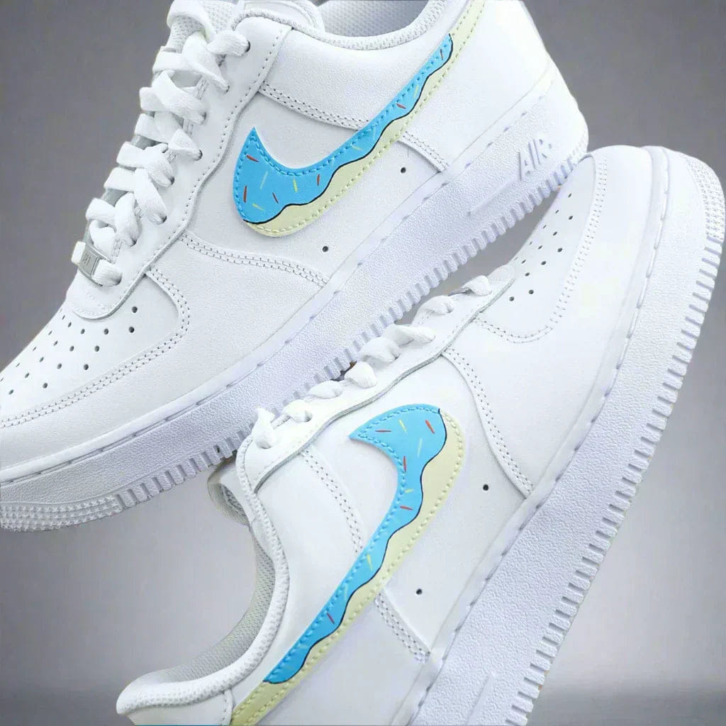 Mdcustoms Frosty Swoosh AF1