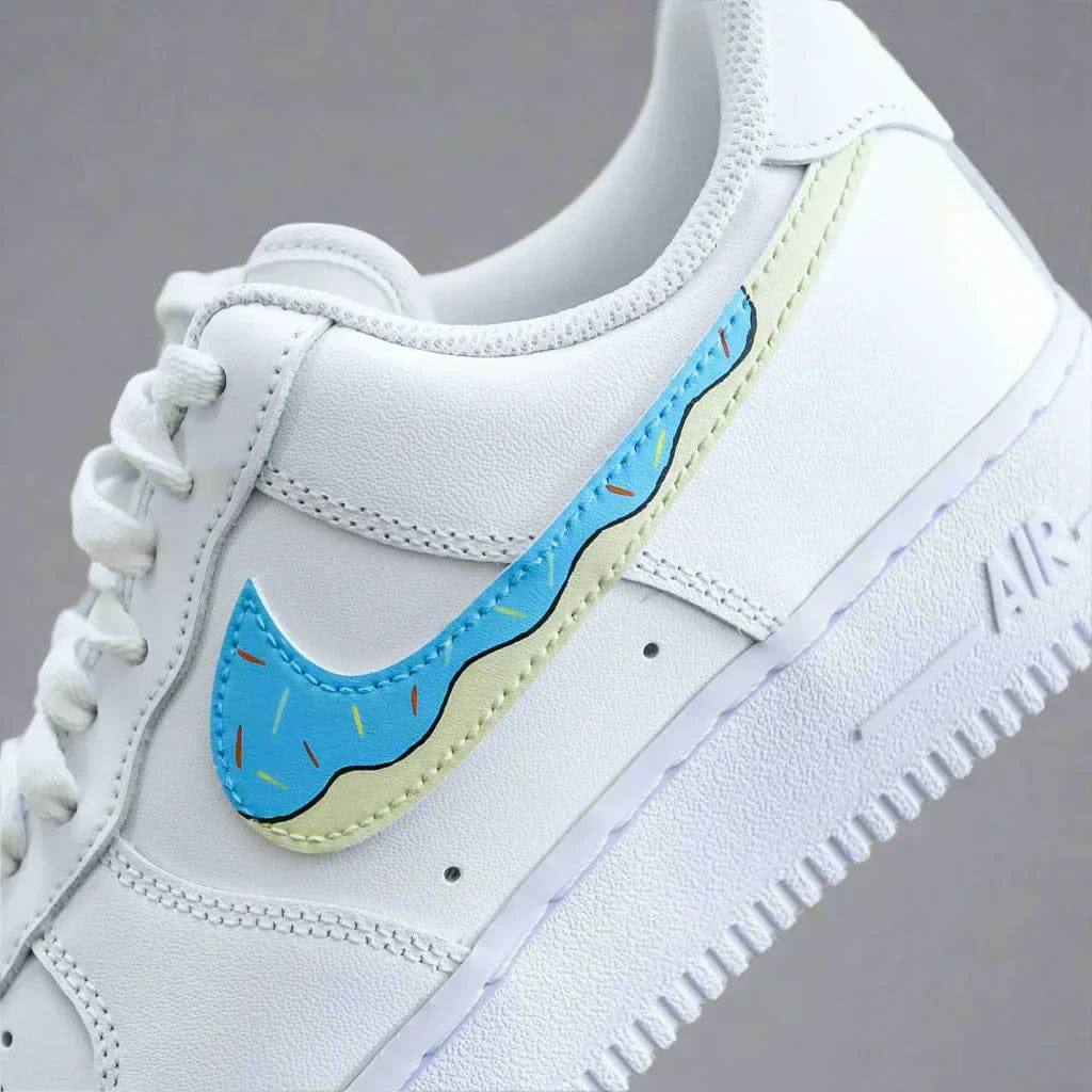 Mdcustoms Frosty Swoosh AF1