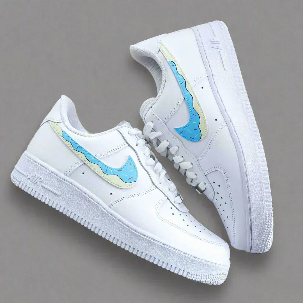 Mdcustoms Frosty Swoosh AF1