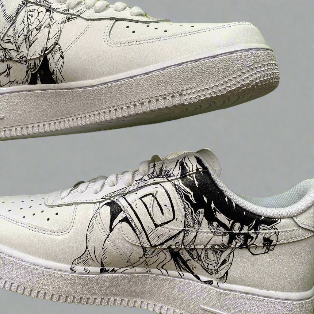 Mdcustoms JoJo - Bizarre - Adventure black and white af1