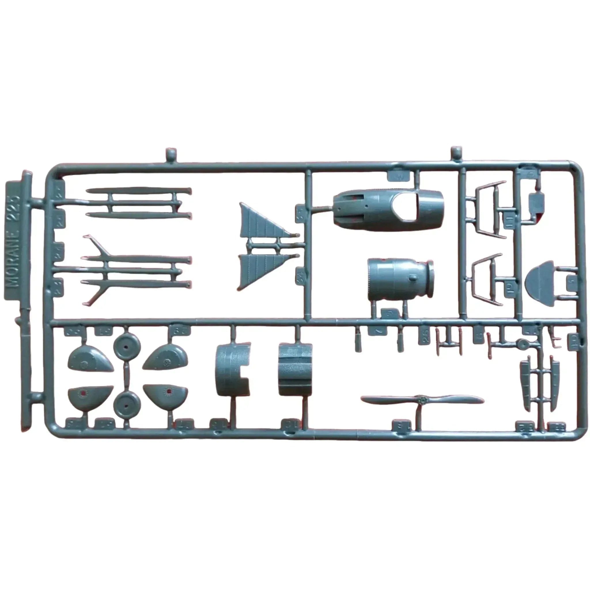 Heller The French Air Force - Morane - Saulnier MS.225 Military Plane Model Kit (1:72 Scale, Plastic) - Heller