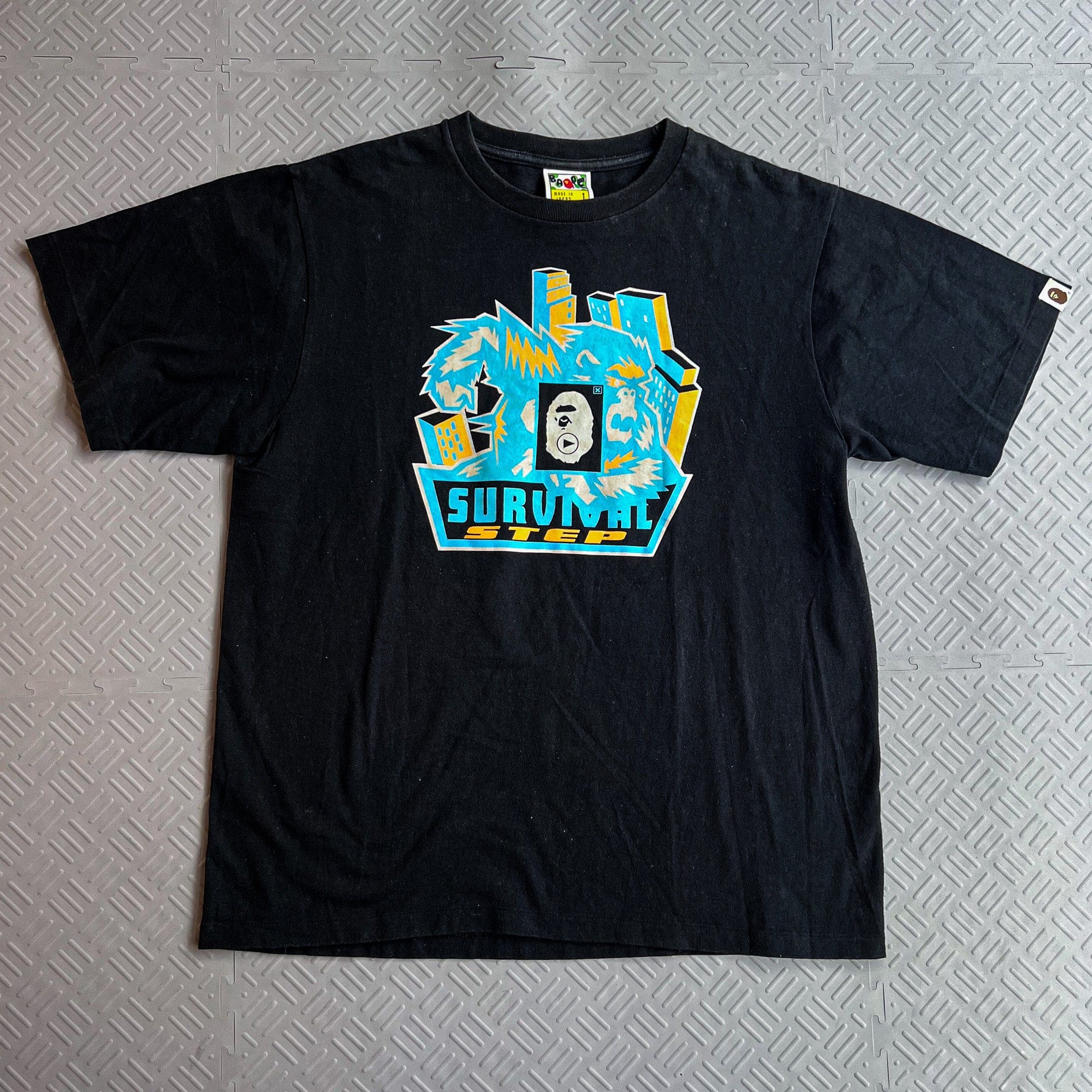 BAPE 2000's Bape Survival Step T-Shirt (L)