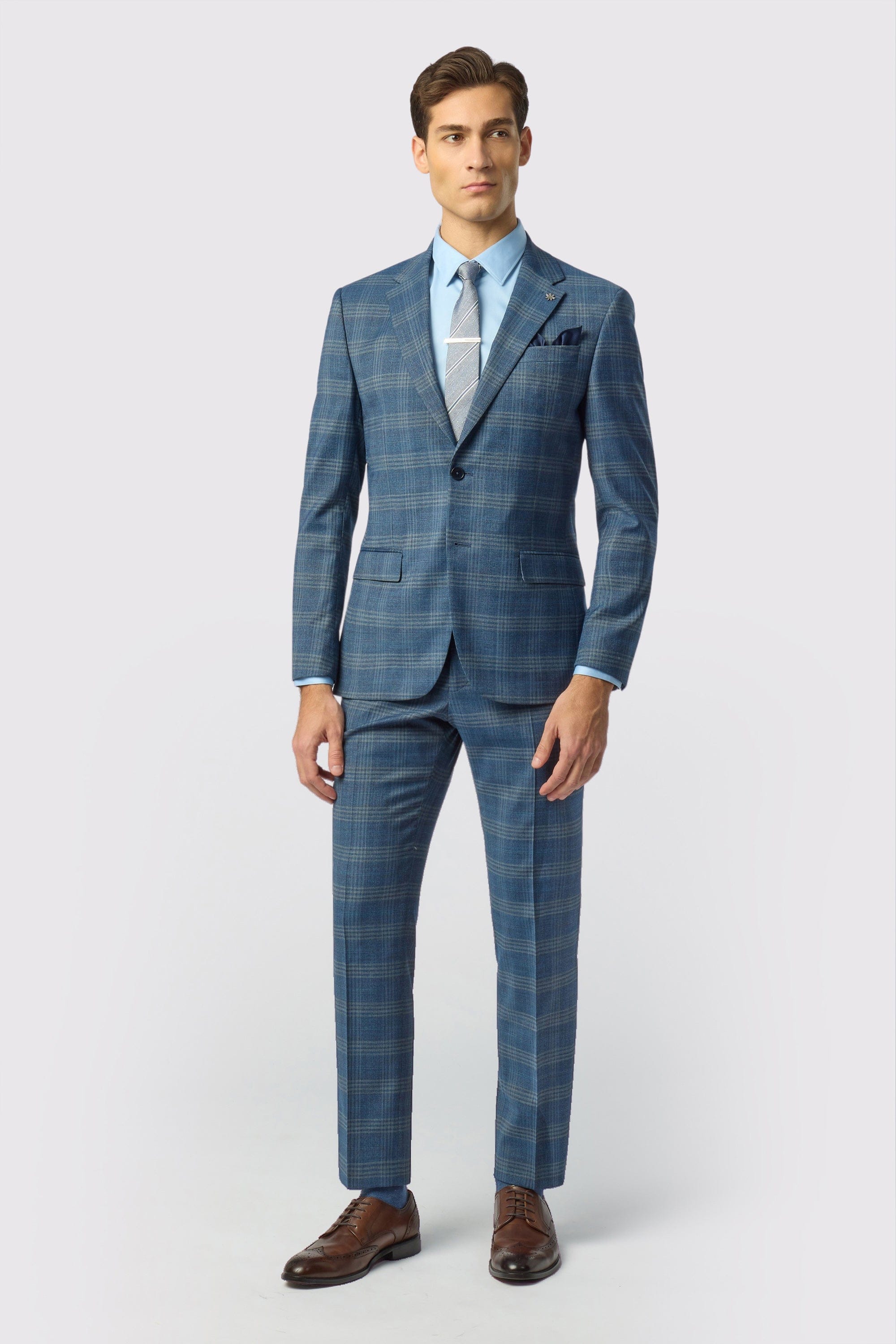Ted Baker Cali - Airforce Sage Check Jkt Sage Green