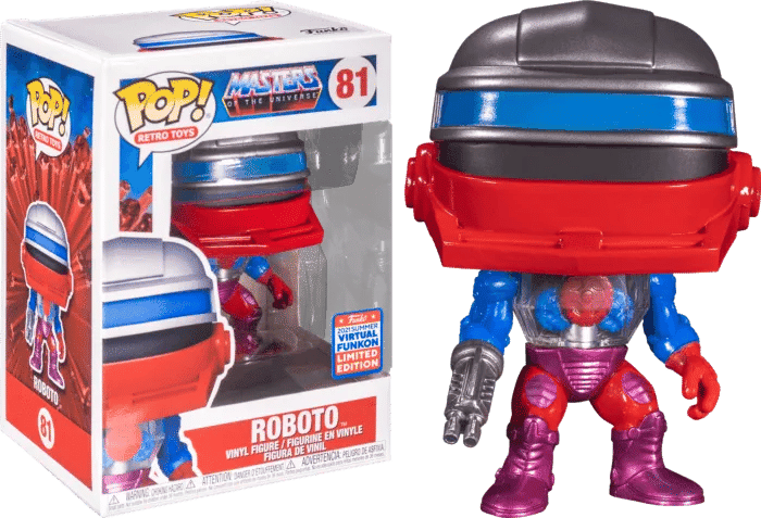 Funko Masters of the Universe - Roboto SDCC 2021 US Exclusive Pop! Vinyl