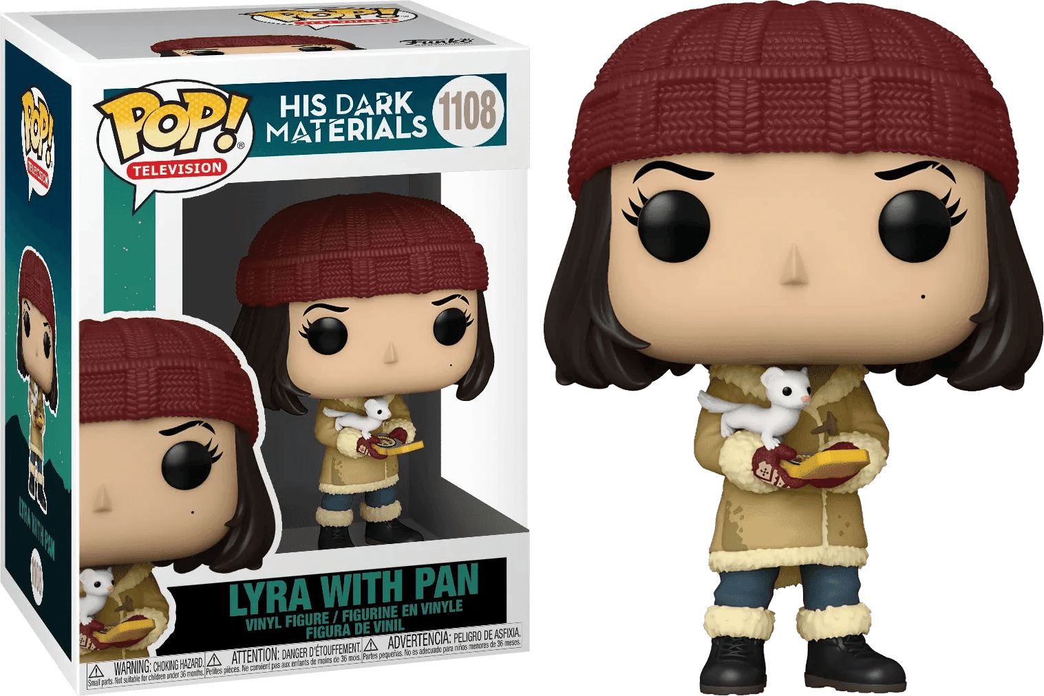 Funko His Dark Materials - Lyra with Pan Pop! Vinyl