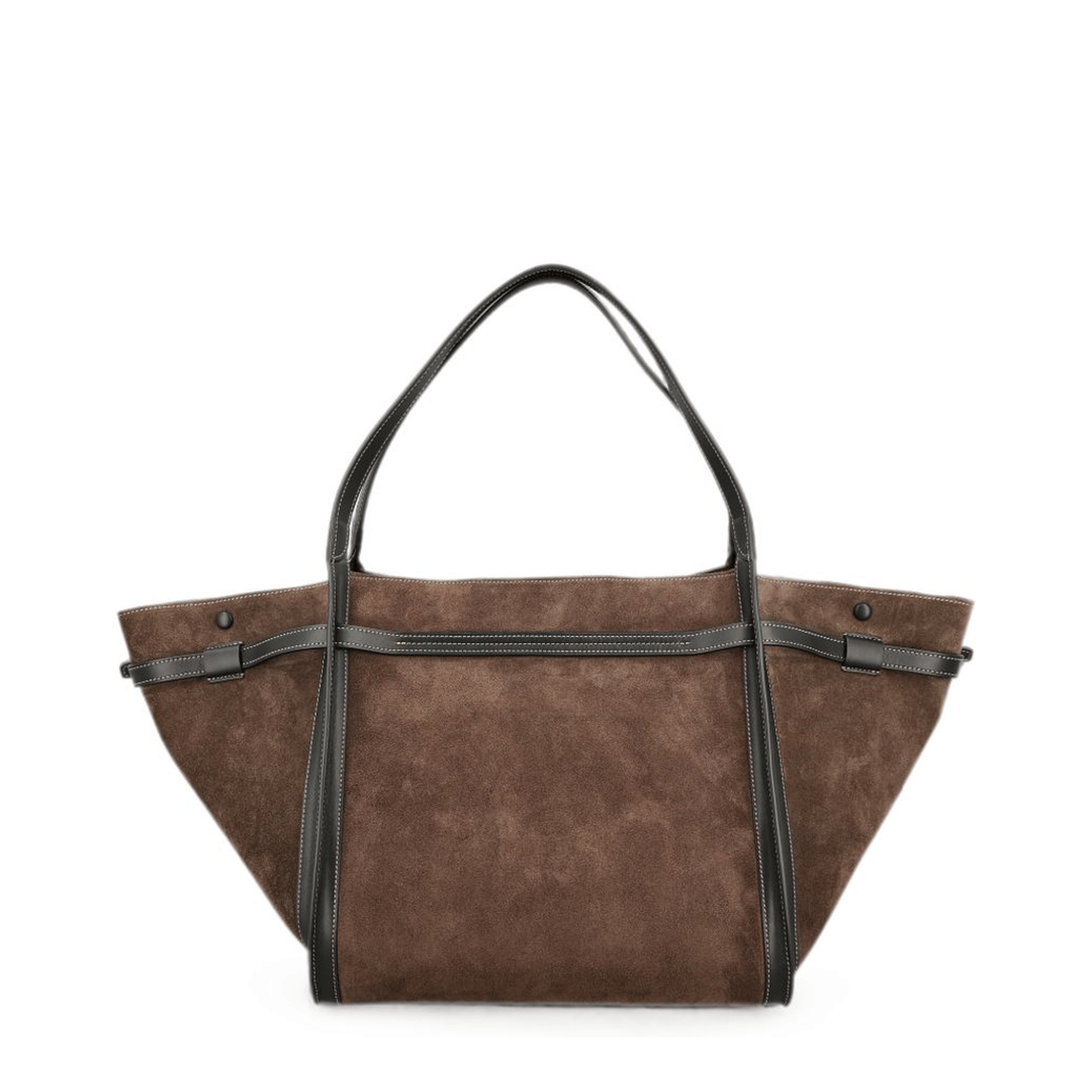 Tod's T Timeless Medium Leather Tote Bag - Brown