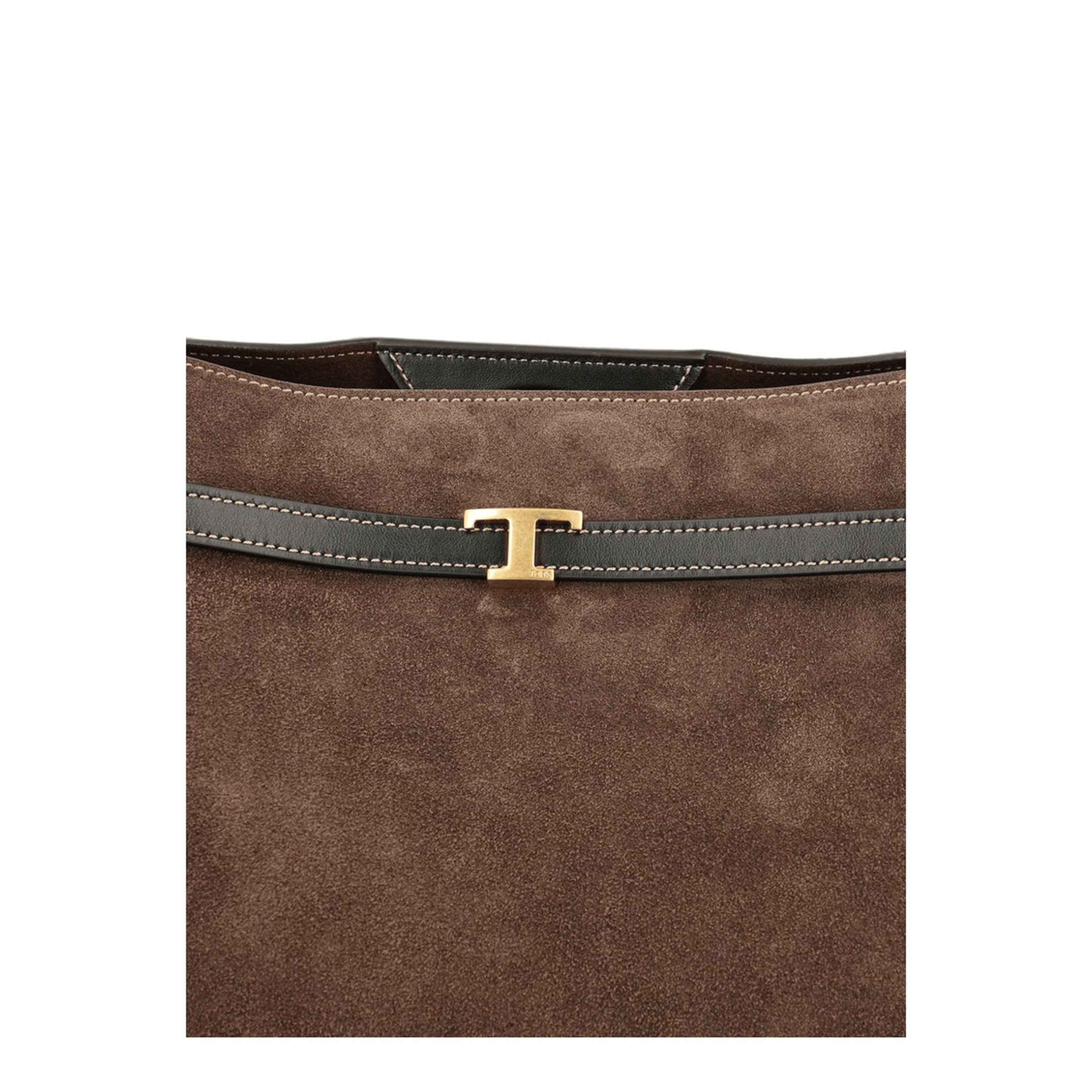 Tod's T Timeless Medium Leather Tote Bag - Brown