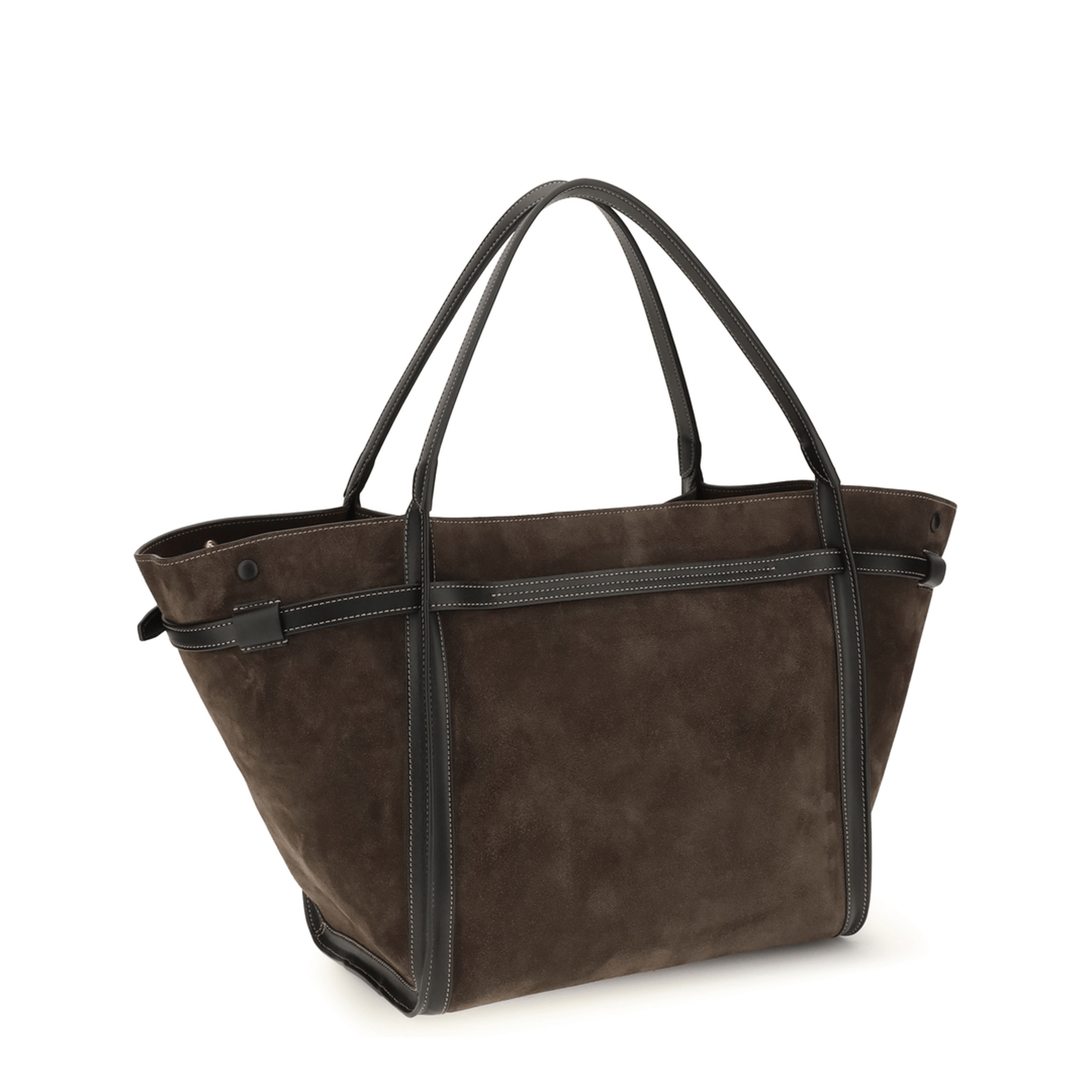 Tod's T Timeless Medium Calfskin Tote - Brown