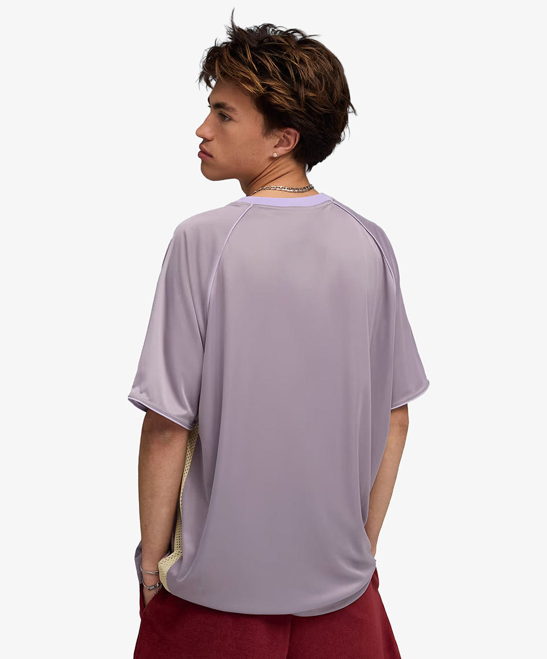 PUMA | x FENTY SHORT SLEEVE JERSEY { PALE PLUM