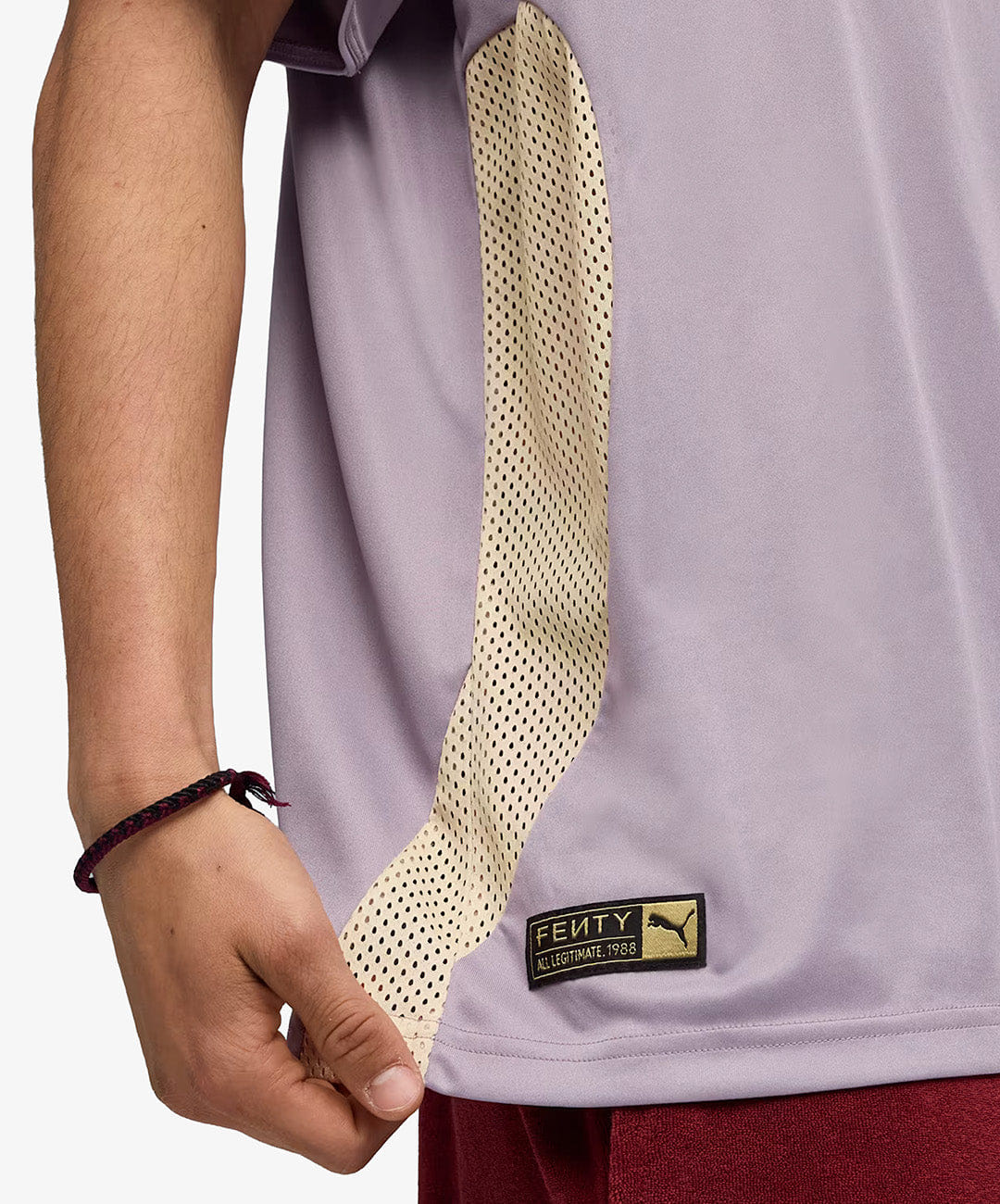PUMA | x FENTY SHORT SLEEVE JERSEY { PALE PLUM