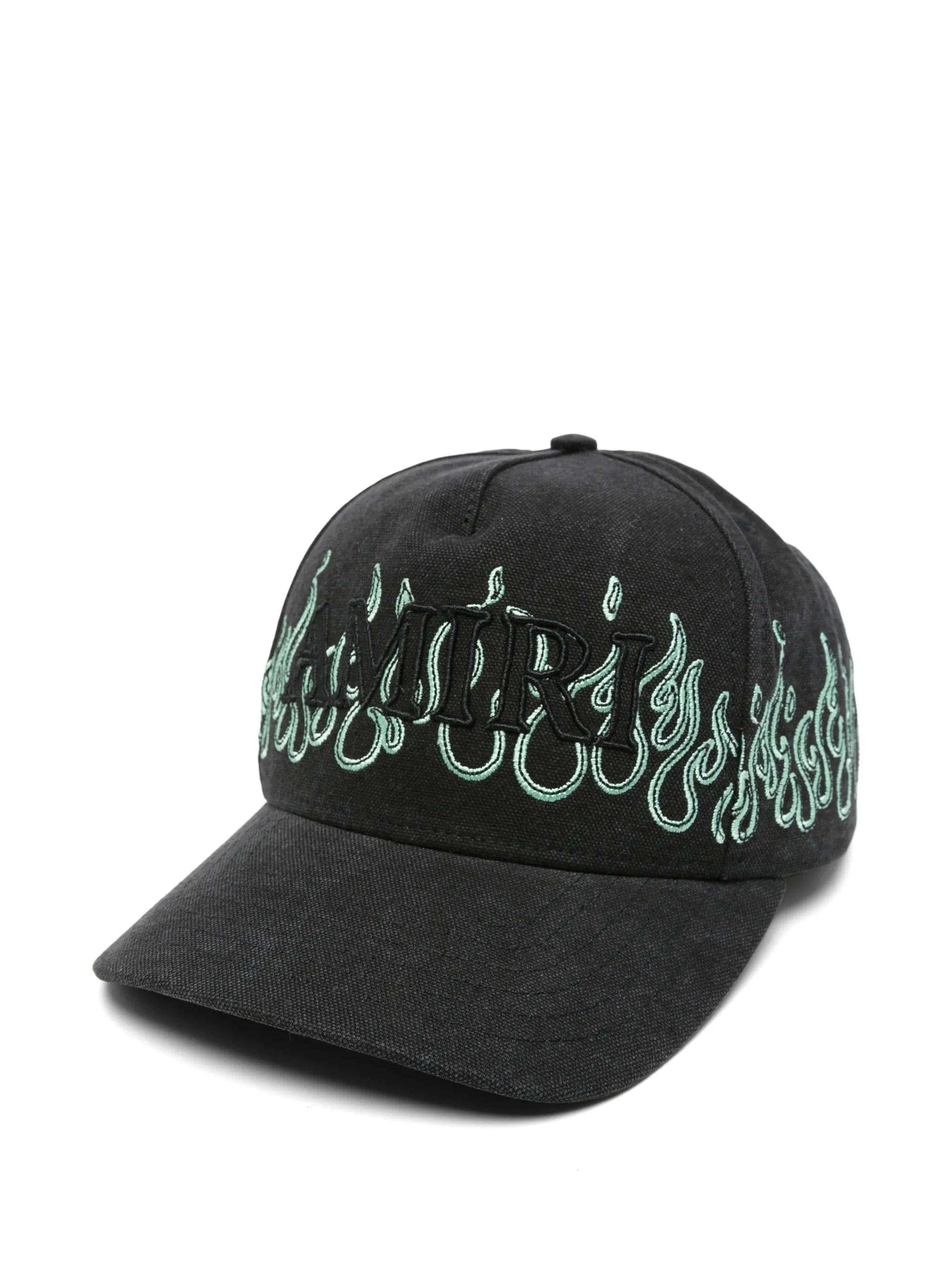 AMIRI flame - embroidered logo - patch baseball cap