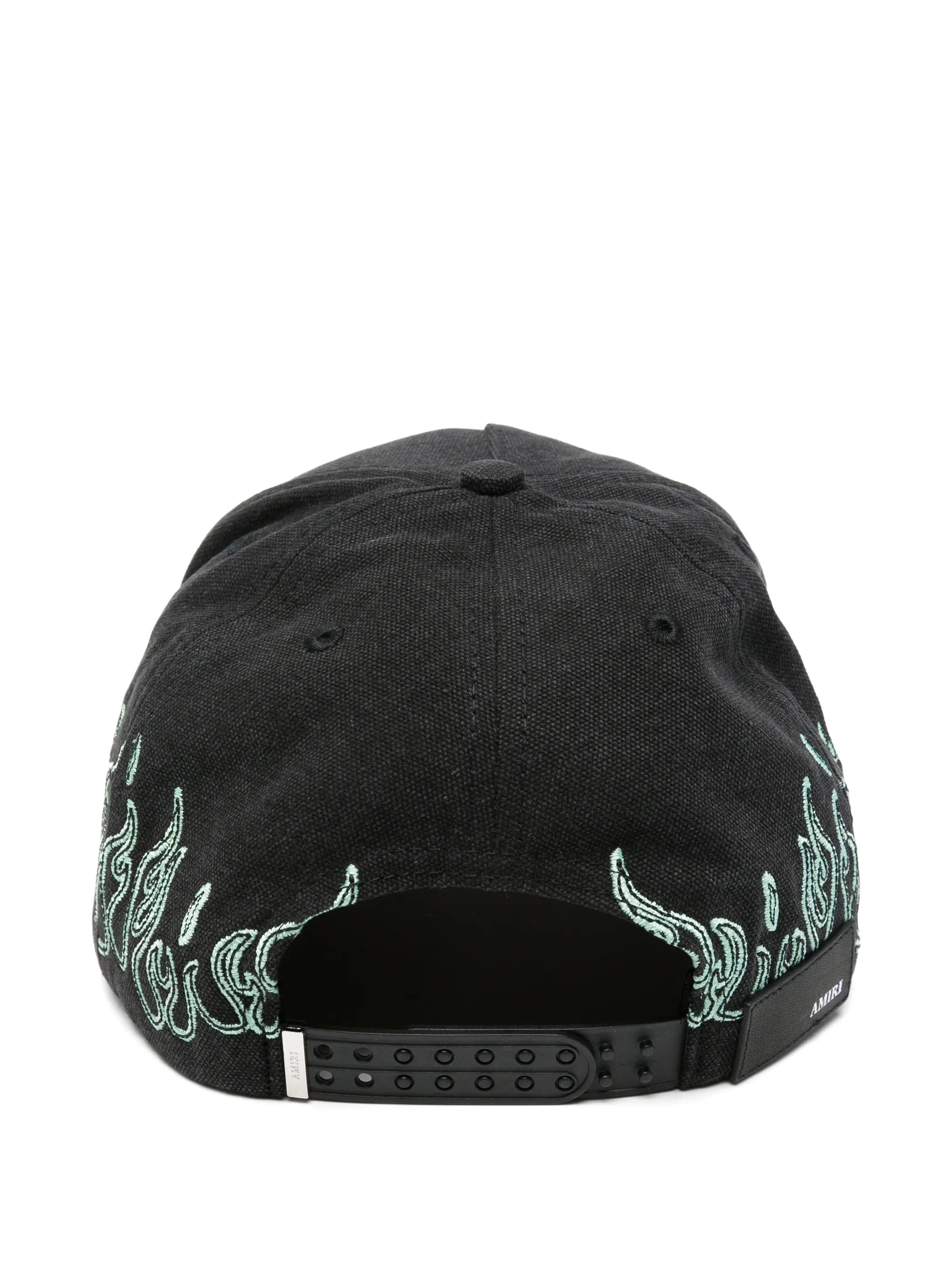 AMIRI flame - embroidered logo - patch baseball cap