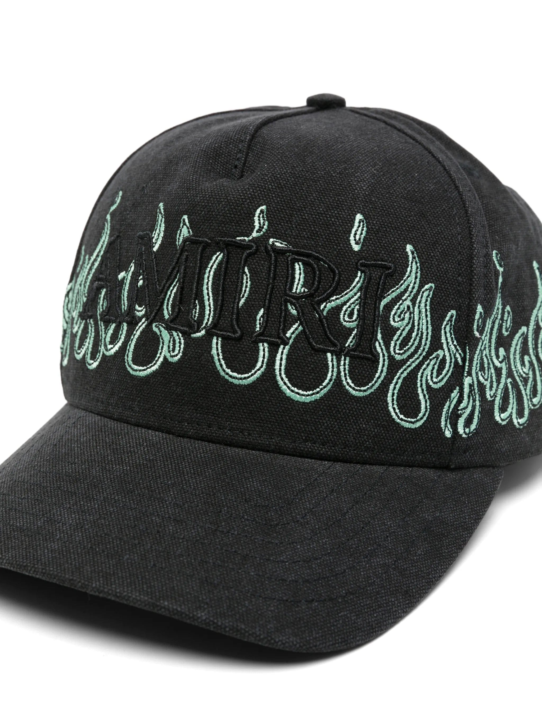 AMIRI flame - embroidered logo - patch baseball cap
