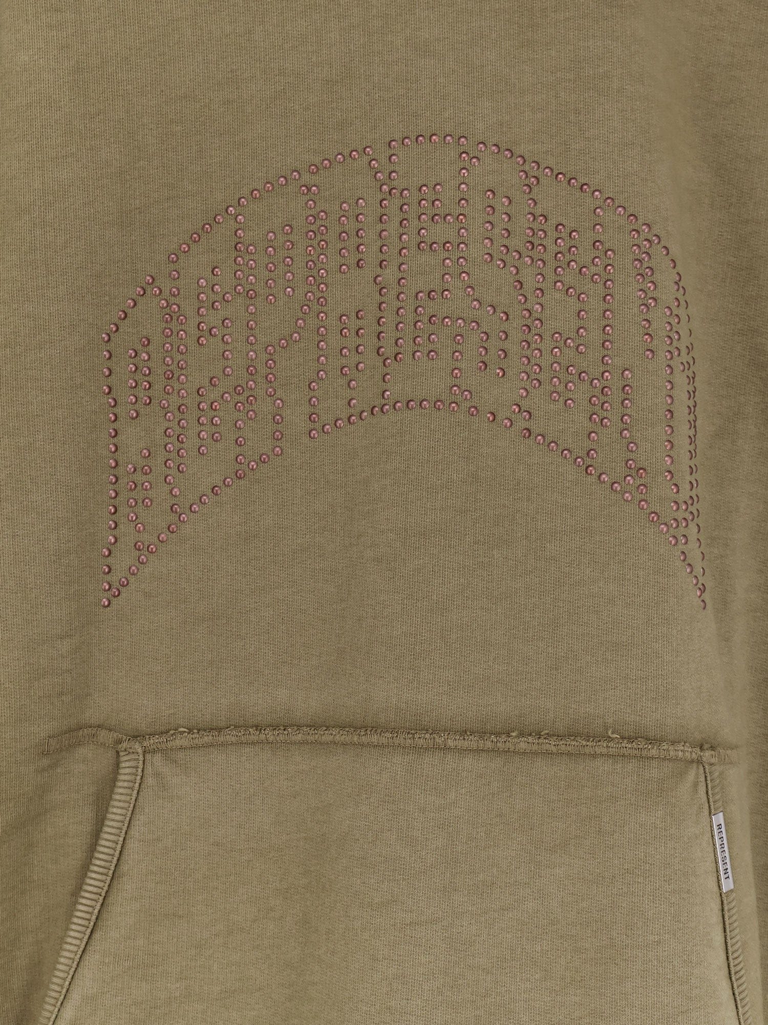 Represent Embellished Hoodie cotton sweatshirt