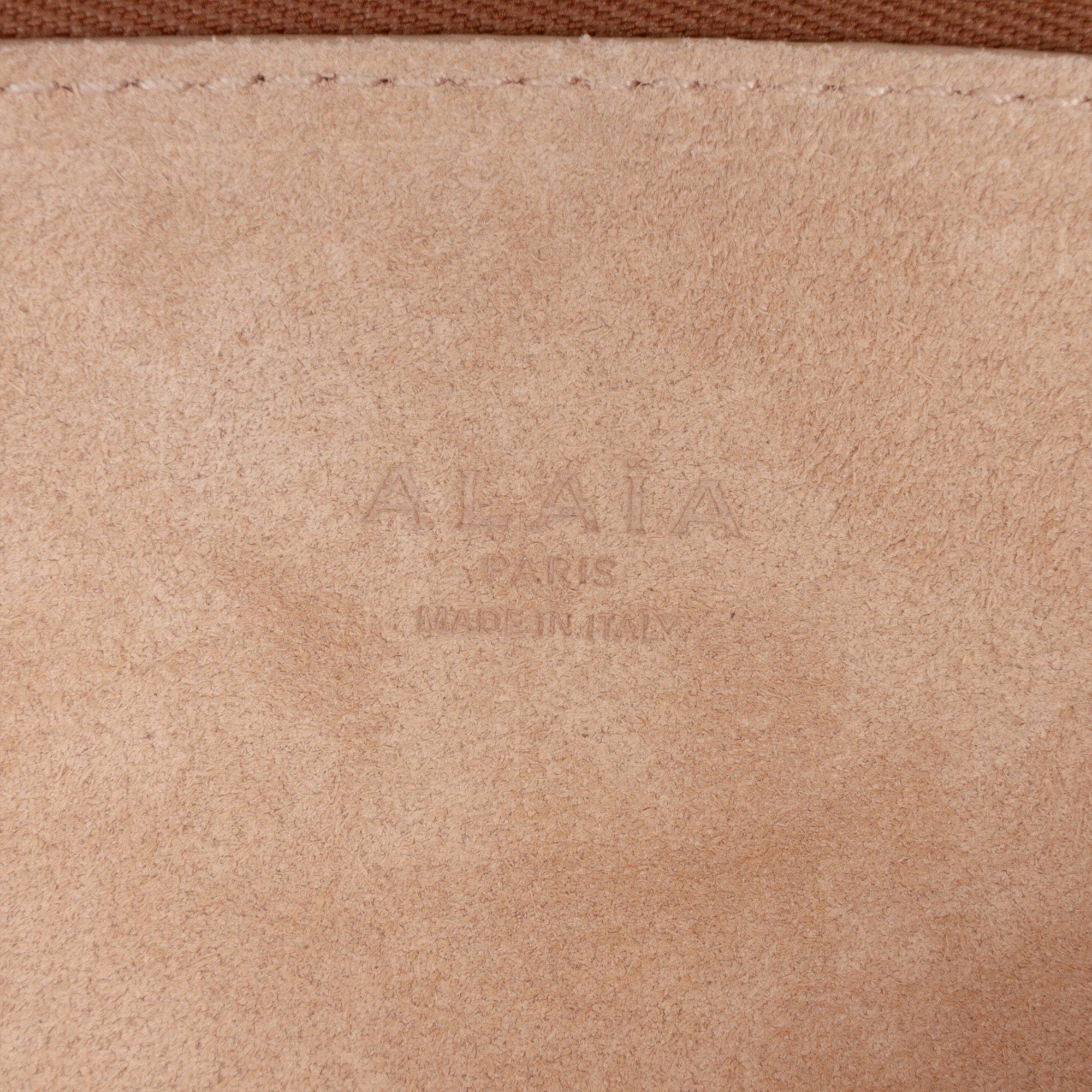 ALAÏA Nubuck Le Cabas Tote
