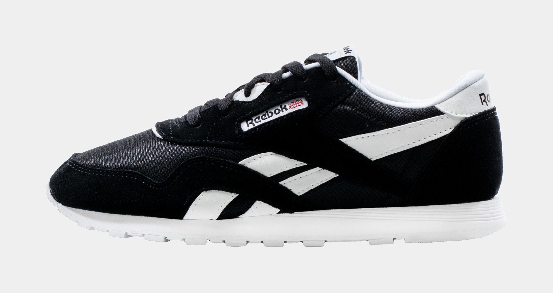Reebok Classic Nylon Grade School Lifestyle Shoe (Black)