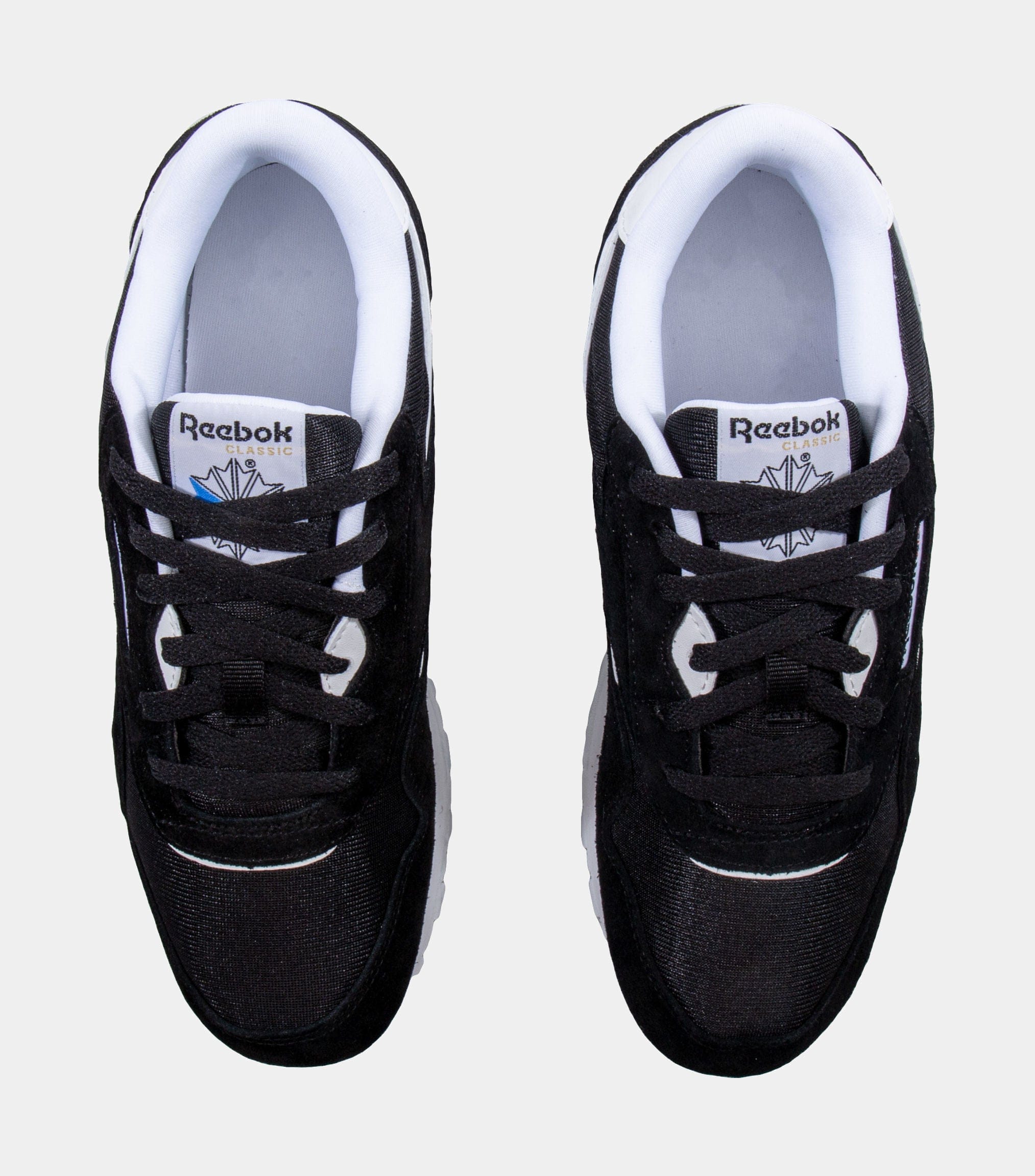 Reebok Classic Nylon Grade School Lifestyle Shoe (Black)