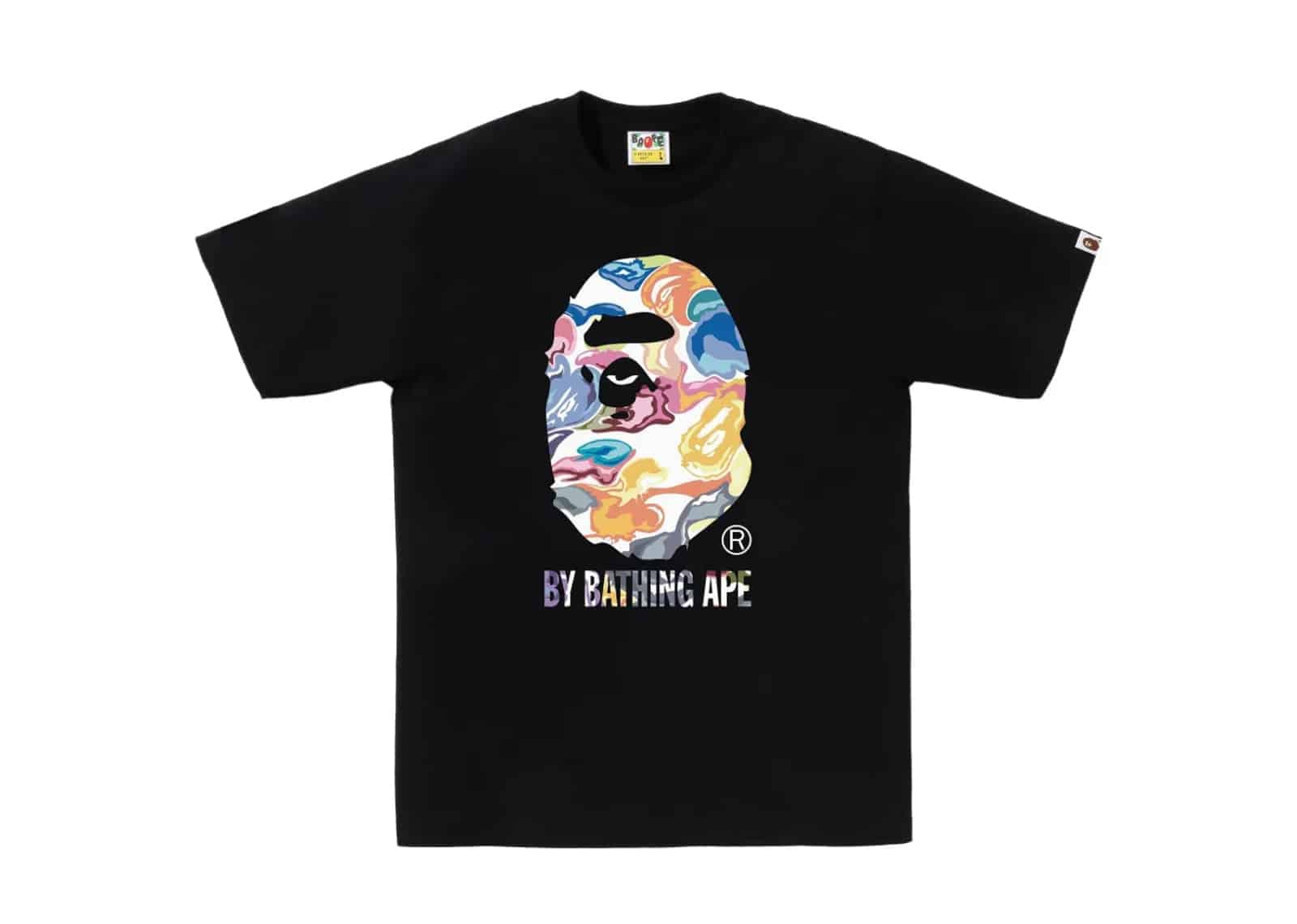 BAPE Art Camo By Bathing Ape T-Shirt Black