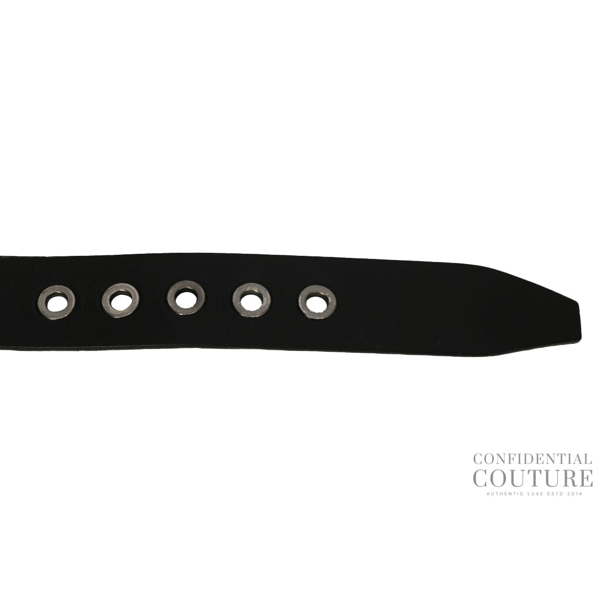 Dolce & Gabbana Black Leather Belt - 100 cm