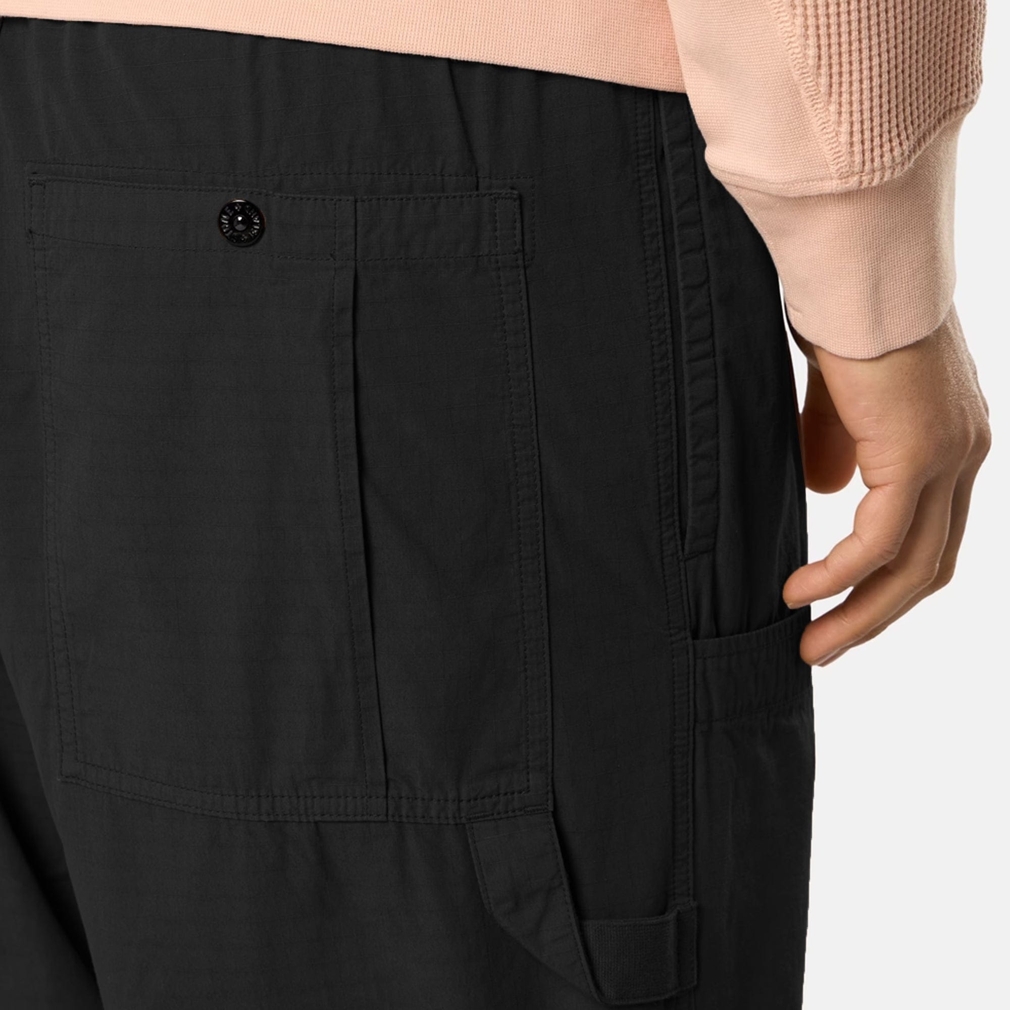 Stone Island Mens Mercerized Organic Cotton Ripstop Pants