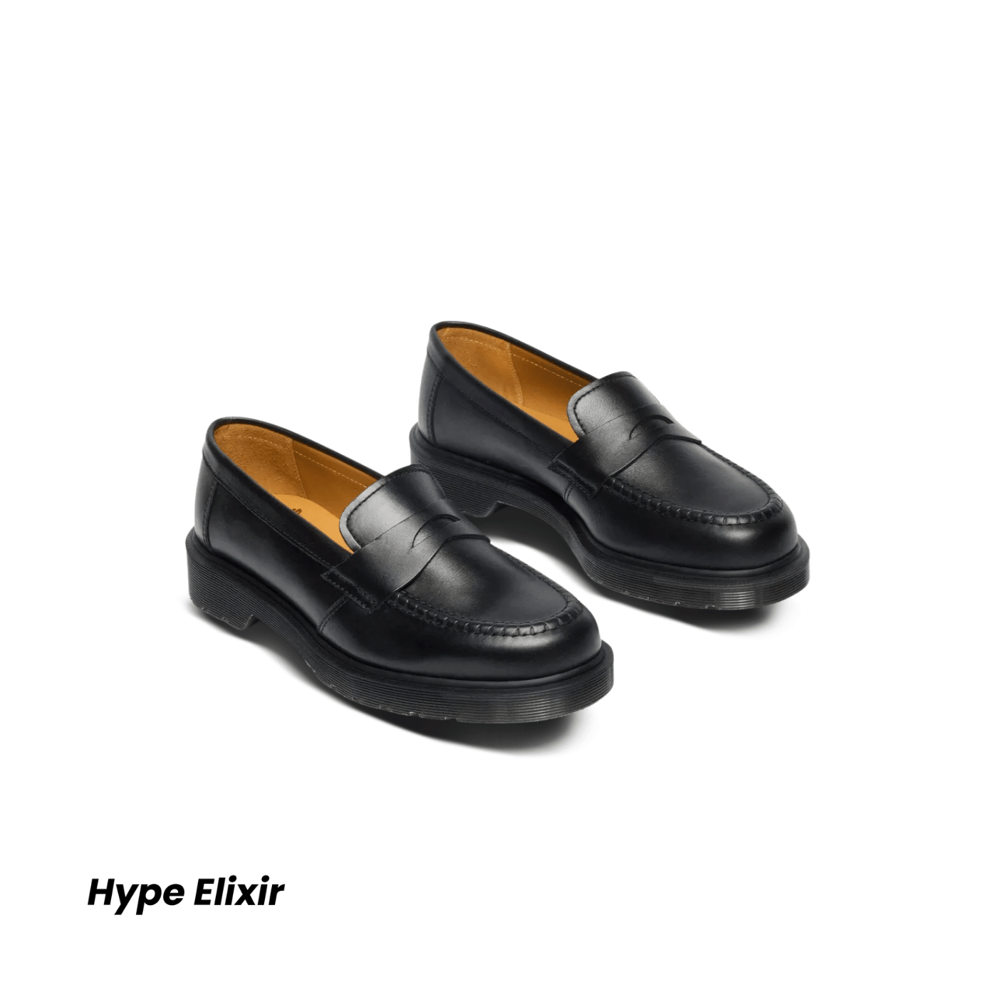Dr. Martens Delapre Made In England Classic Calf Leather Loafers Black