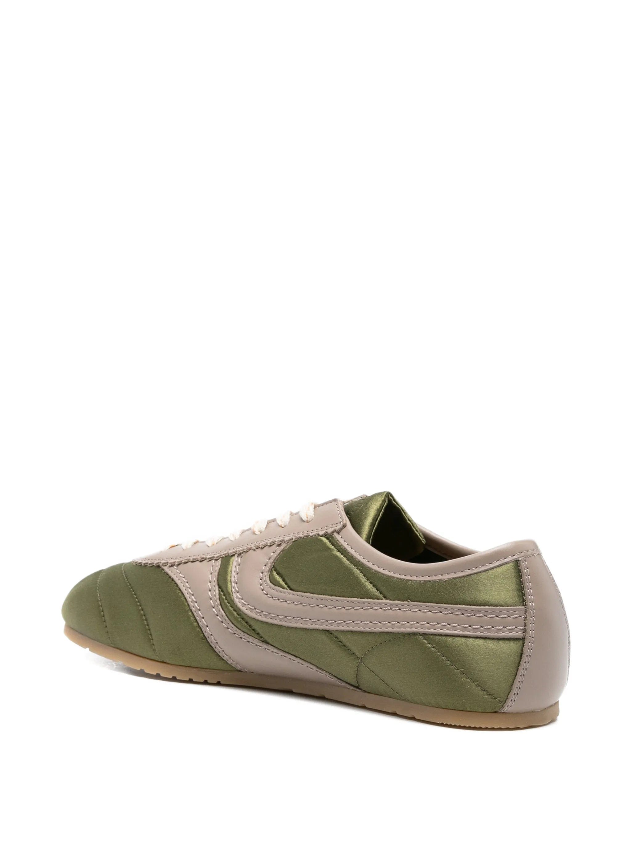 Dries Van Noten quilted satin sneakers