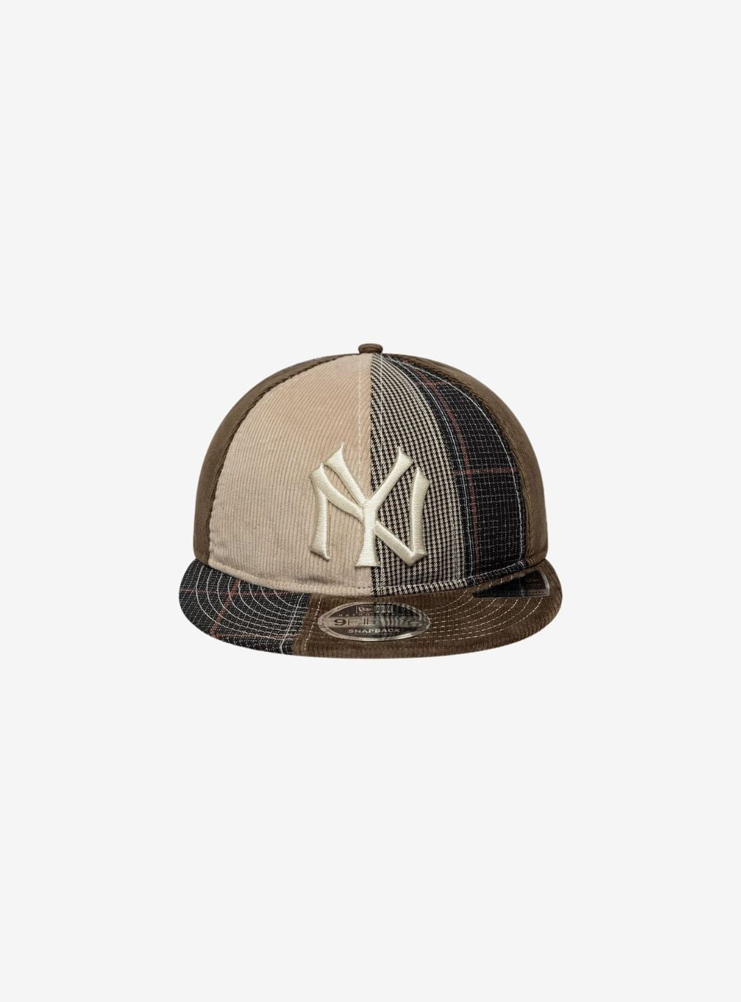 New Era Yankees MLB Patchwork Dark Brown Retro Crown 9FIFTY Adjustable Cap