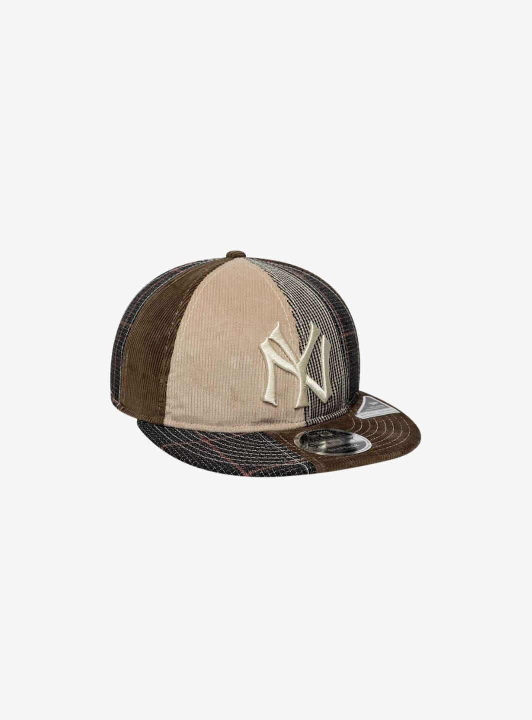 New Era Yankees MLB Patchwork Dark Brown Retro Crown 9FIFTY Adjustable Cap