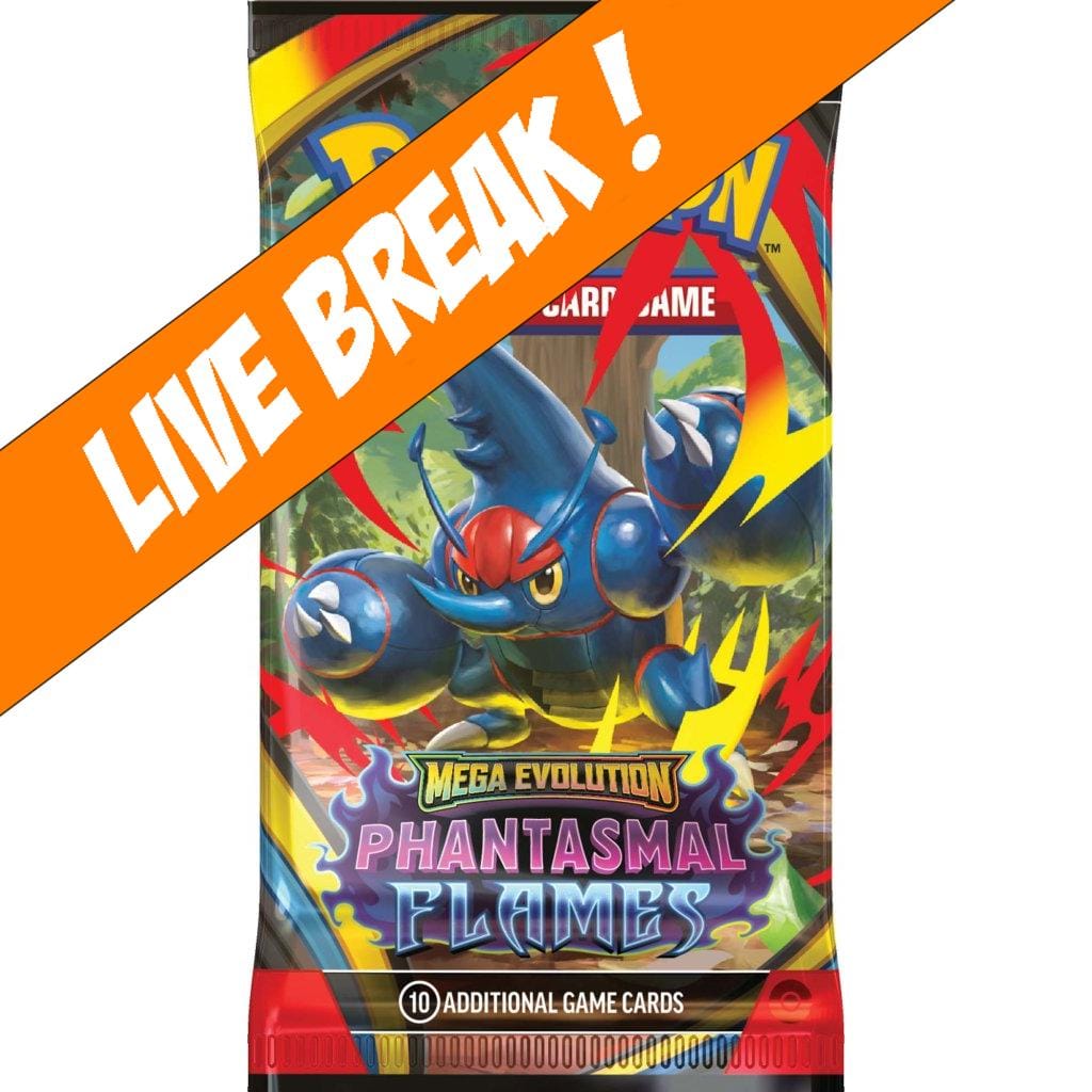 Pokemon [ Live Break ] Phantasmal Flames - Pokemon TCG: Mega Evolution ME02 Booster Pack