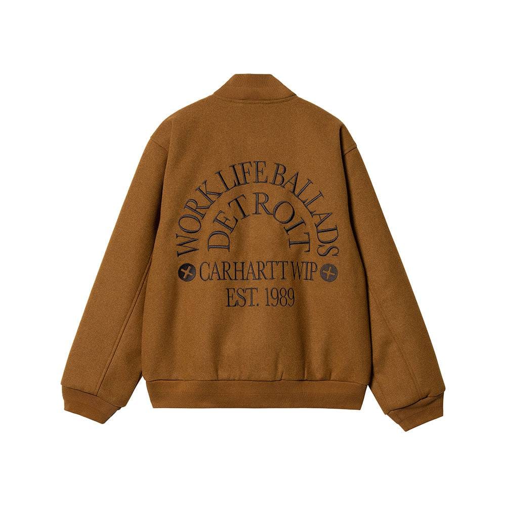Carhartt WIP Work Varsity Bomber - Deep H Brown