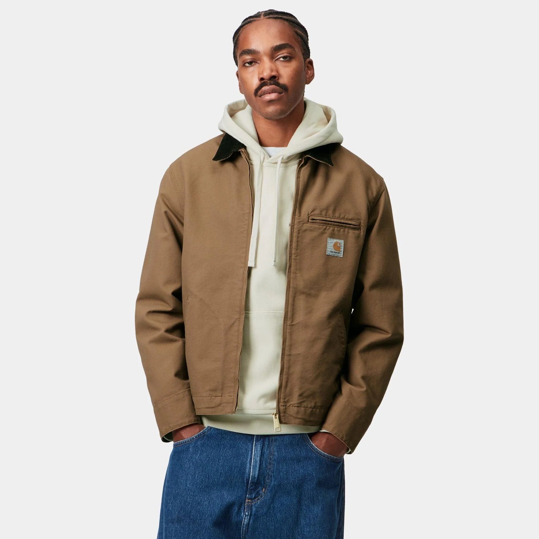 Carhartt WIP Detroit Spring Jacket (H Brown/Tobacco Rinsed)