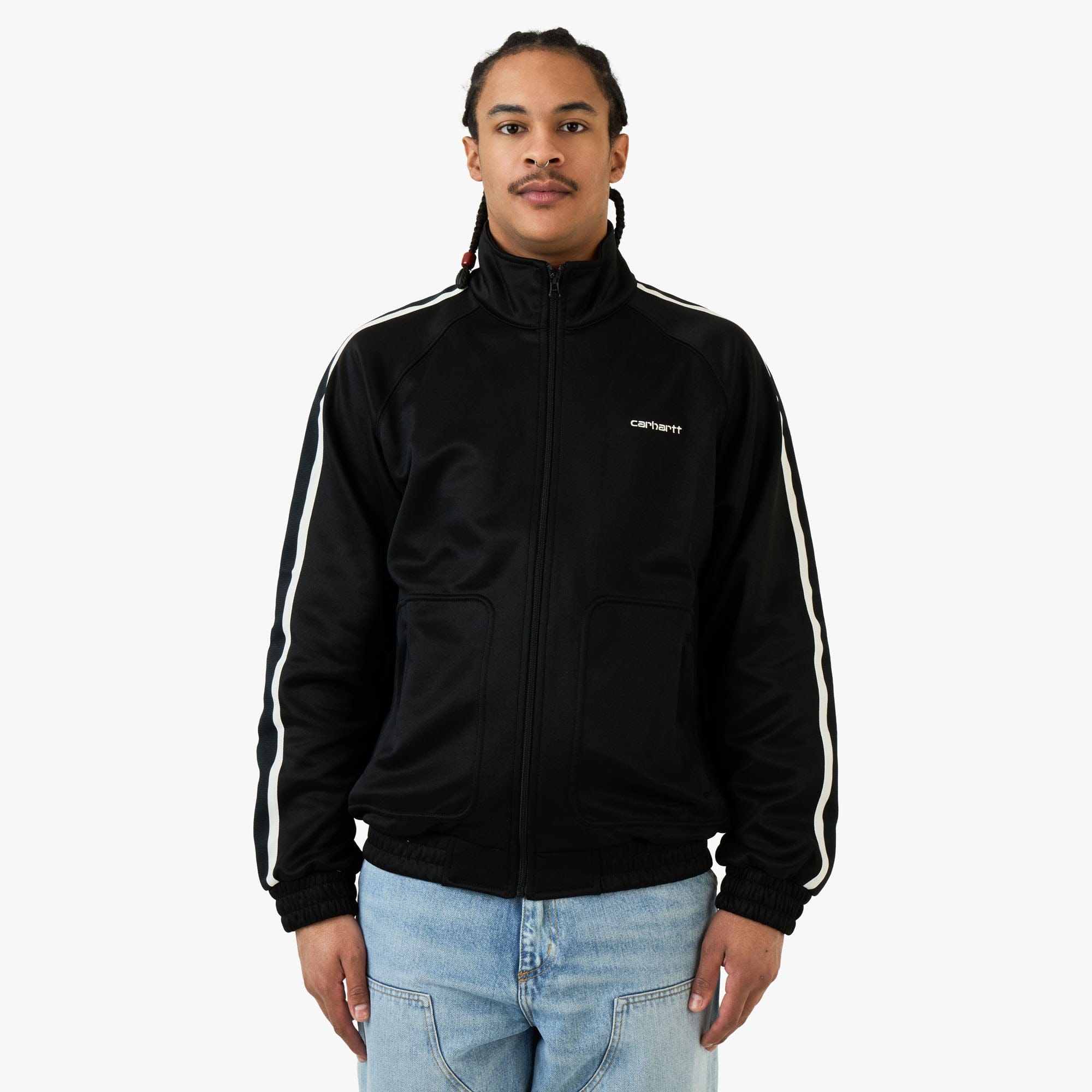 Carhartt WIP Bolar Sweat Jacket Black / Wax