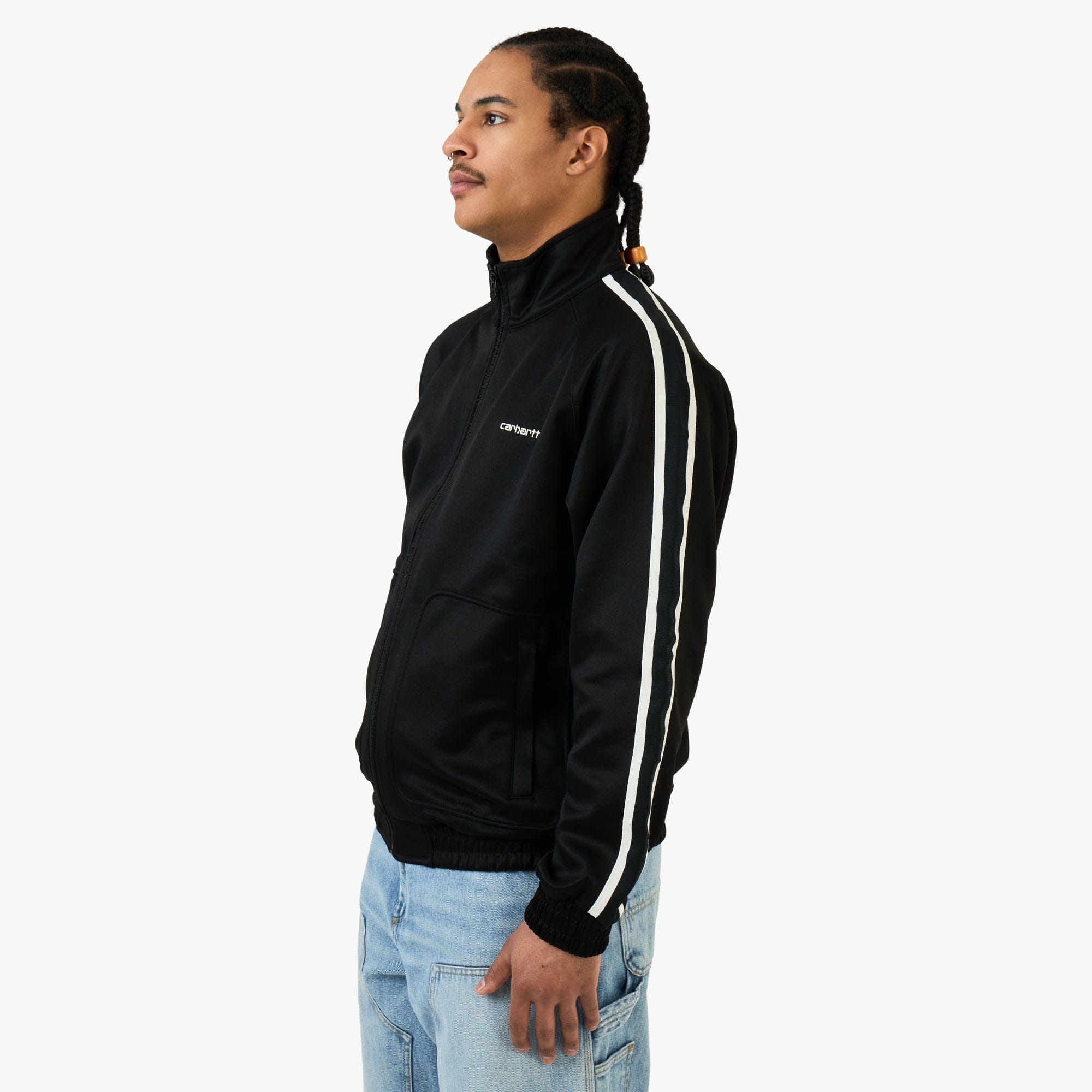 Carhartt WIP Bolar Sweat Jacket Black / Wax