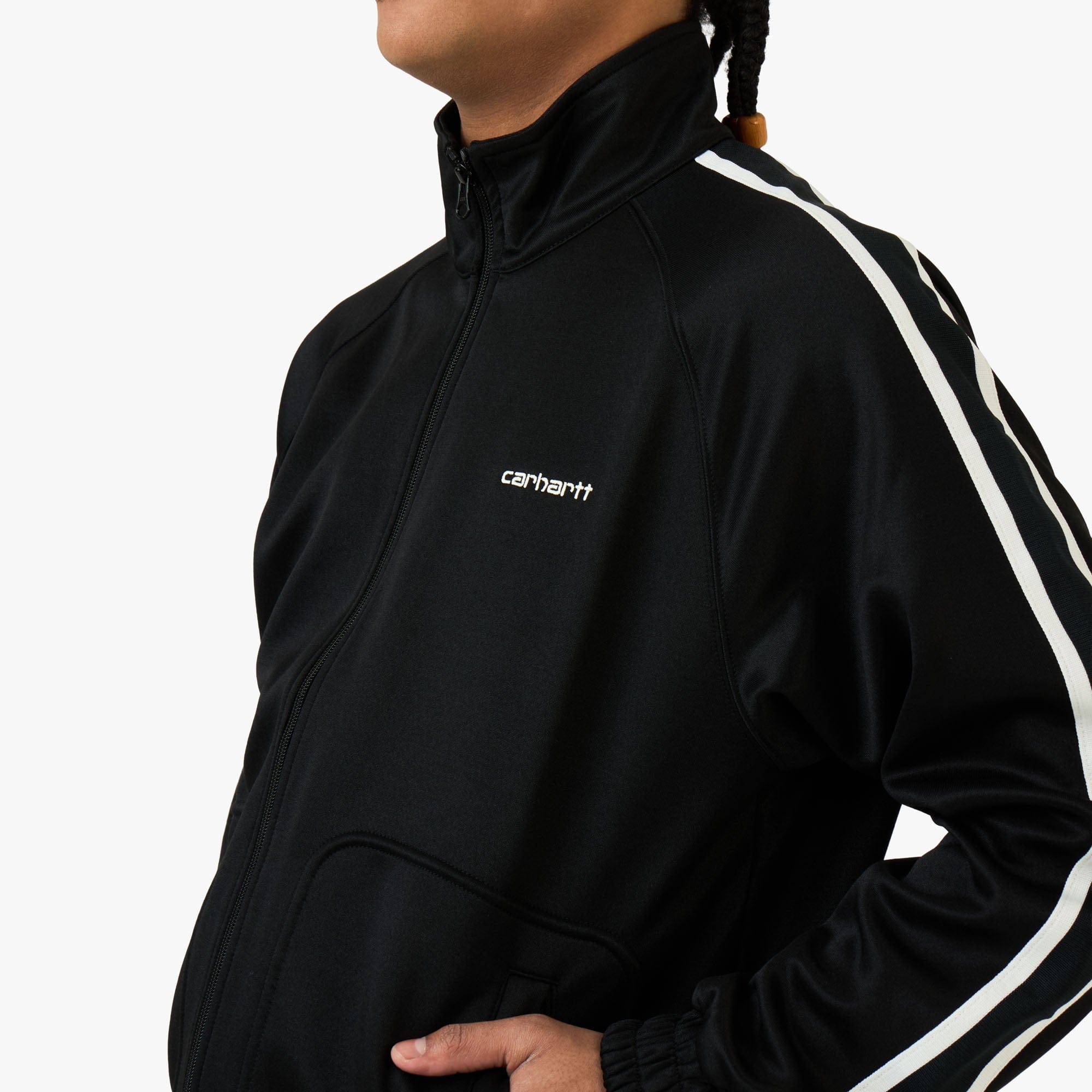 Carhartt WIP Bolar Sweat Jacket Black / Wax