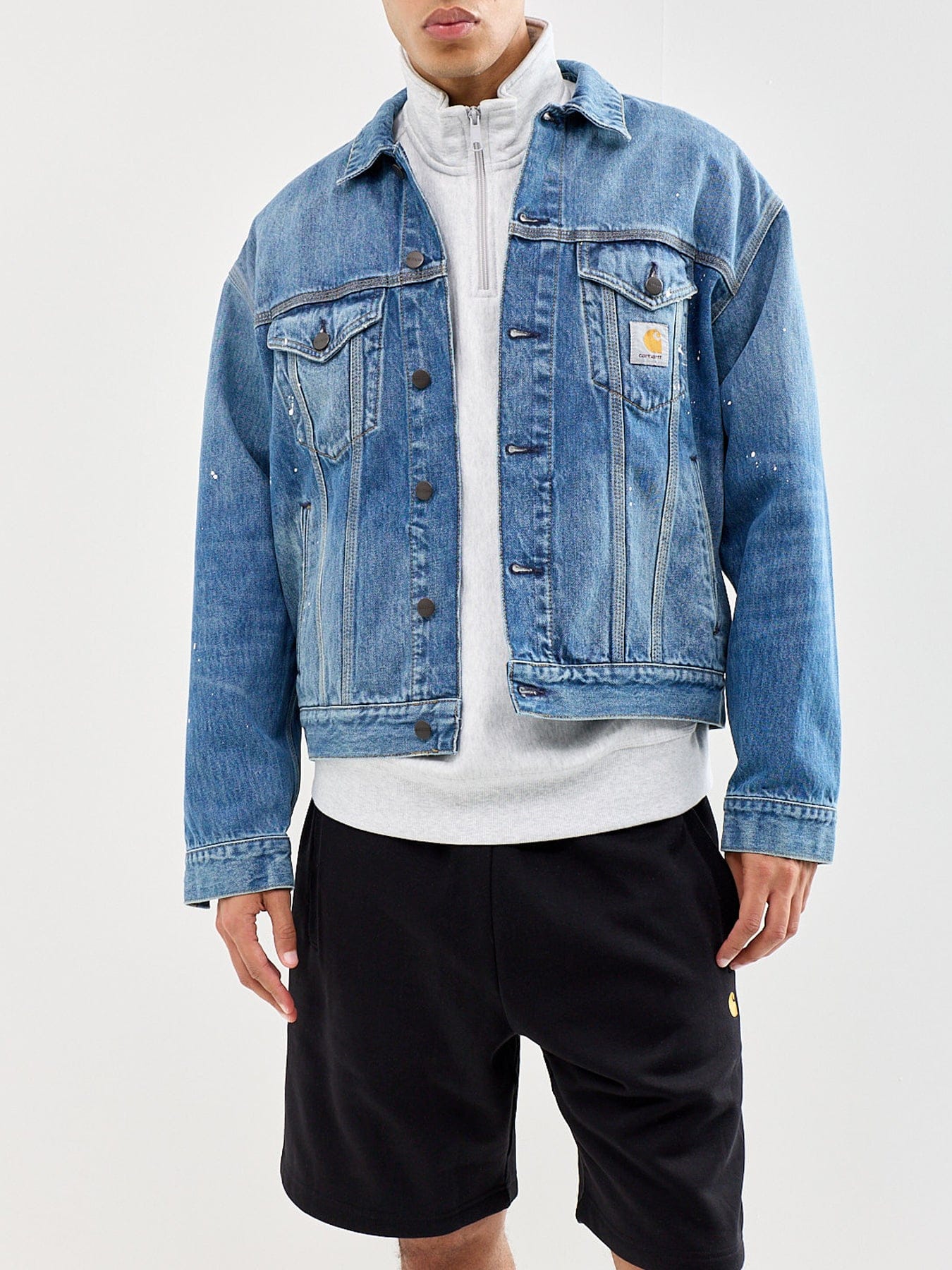 Carhartt WIP Helston Denim Jacket Blue