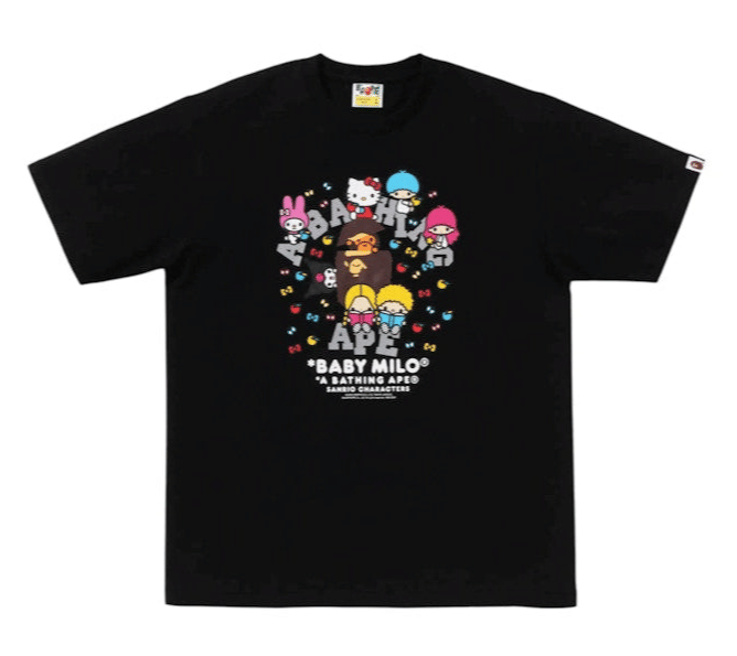 BAPE x Sanrio Characters II Ginza Exclusive T-Shirt Black