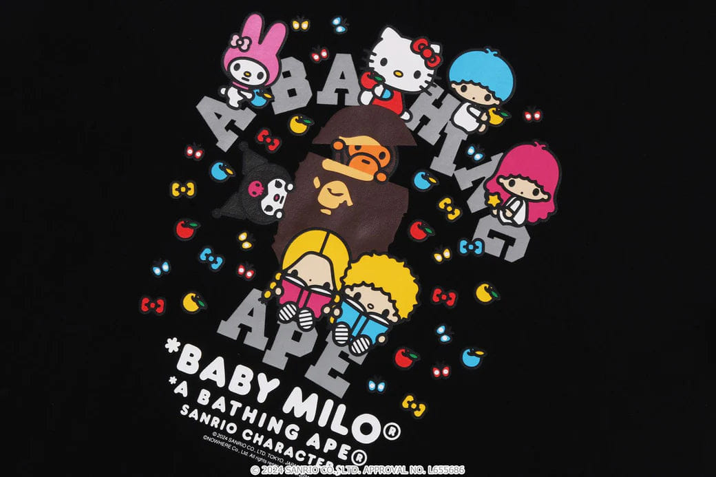 BAPE x Sanrio Characters II Ginza Exclusive T-Shirt Black