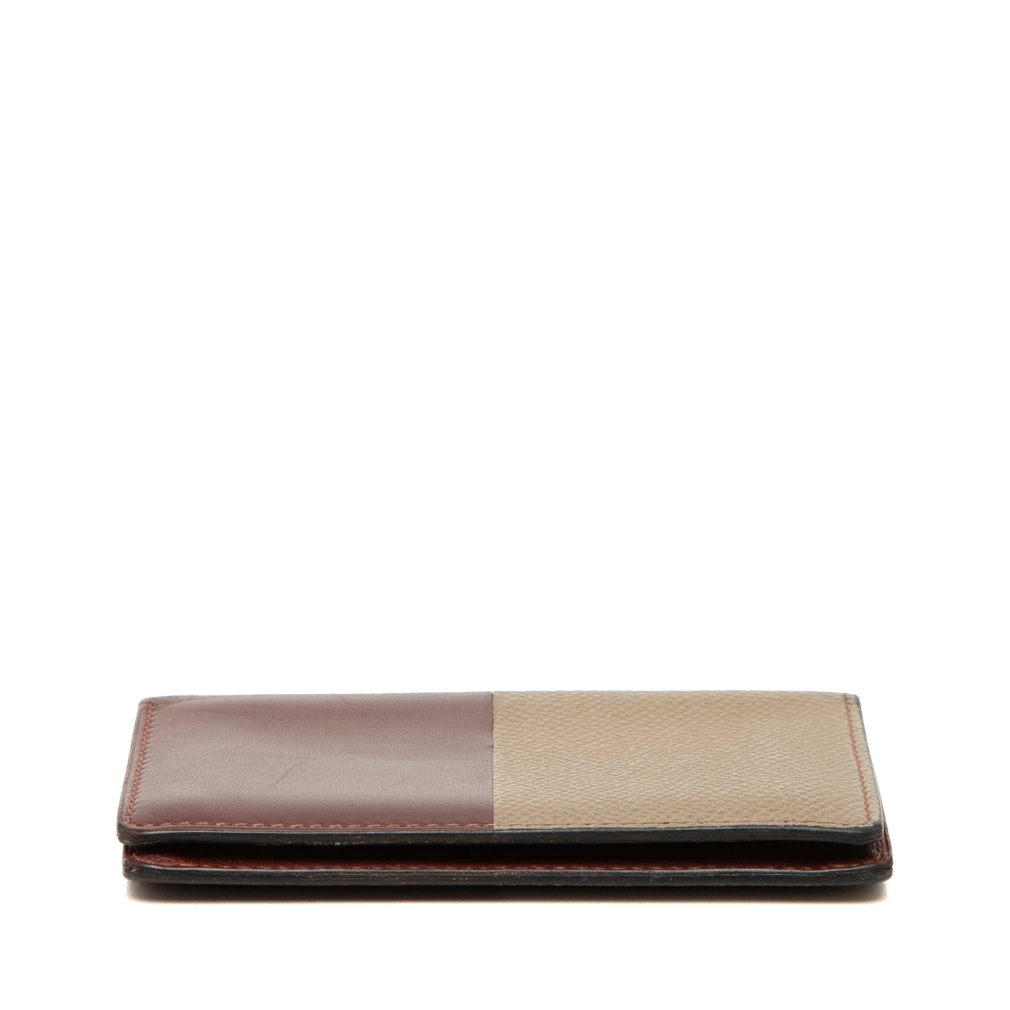 Hermès Bicolor Epsom and Chamonix Manhattan Card Case