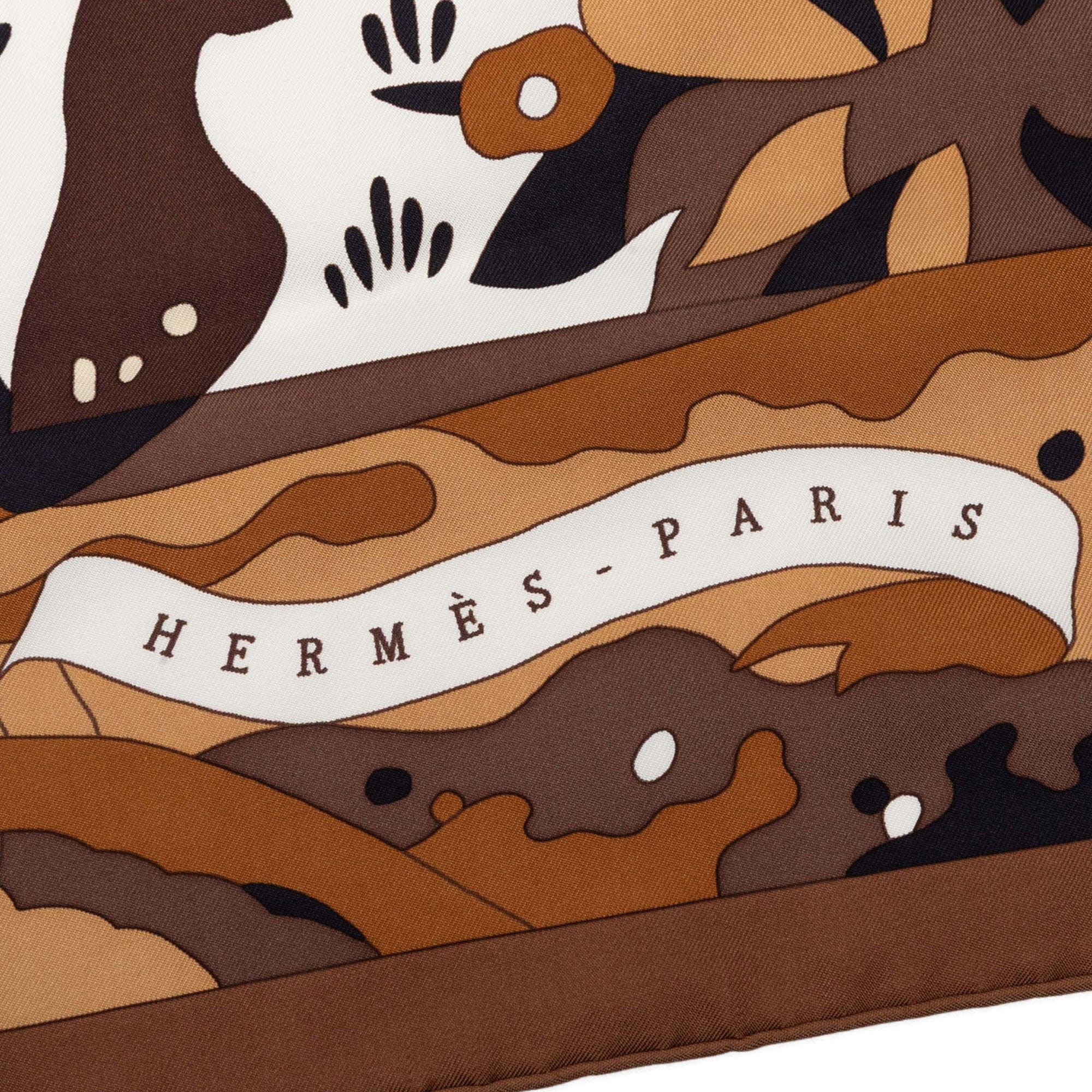 Hermès Les Dix Cavaliers Silk Scarf 90