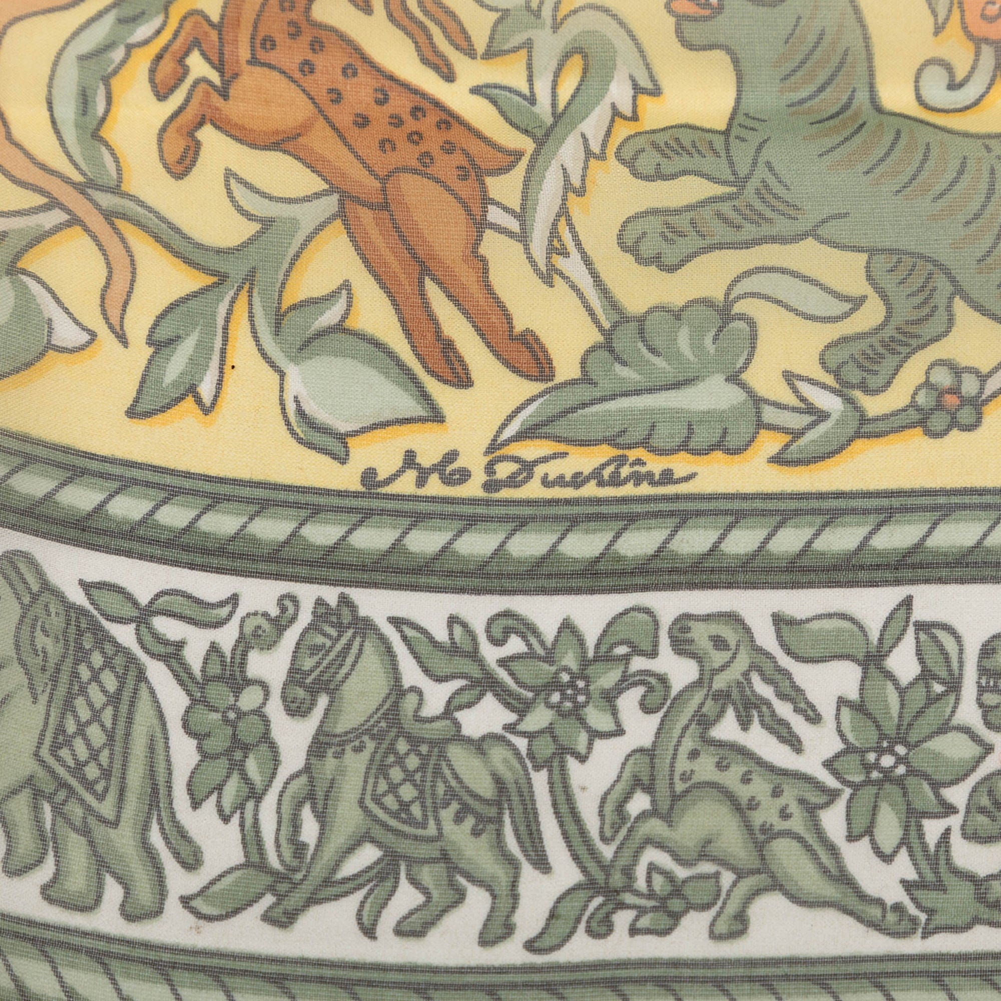 Hermès Chasse en Inde Silk Scarf 90