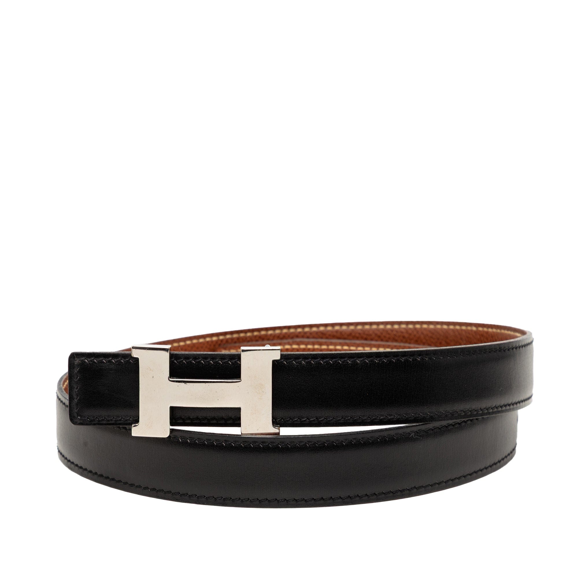 Hermès Swift and Epsom Constance H Reversible Belt