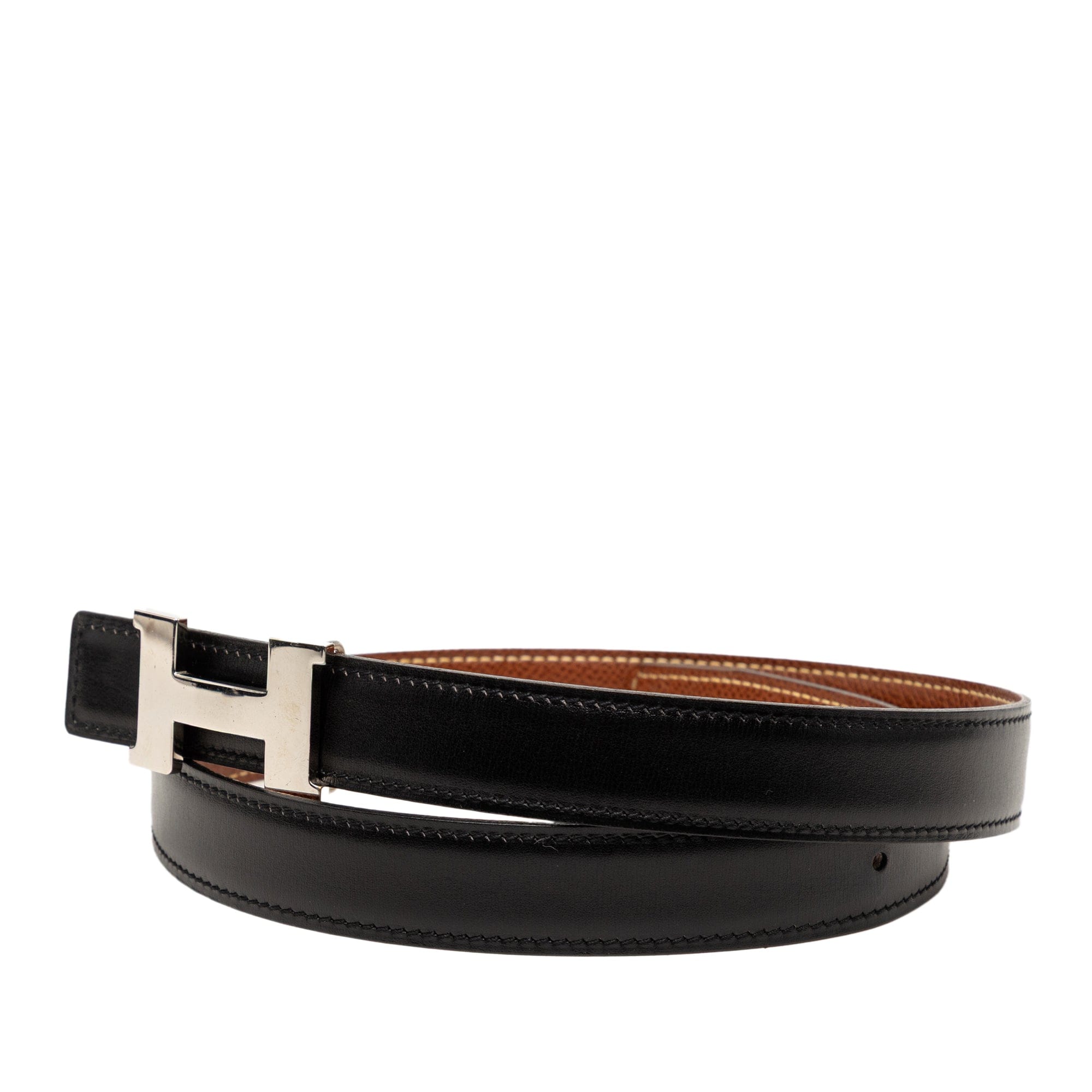 Hermès Swift and Epsom Constance H Reversible Belt
