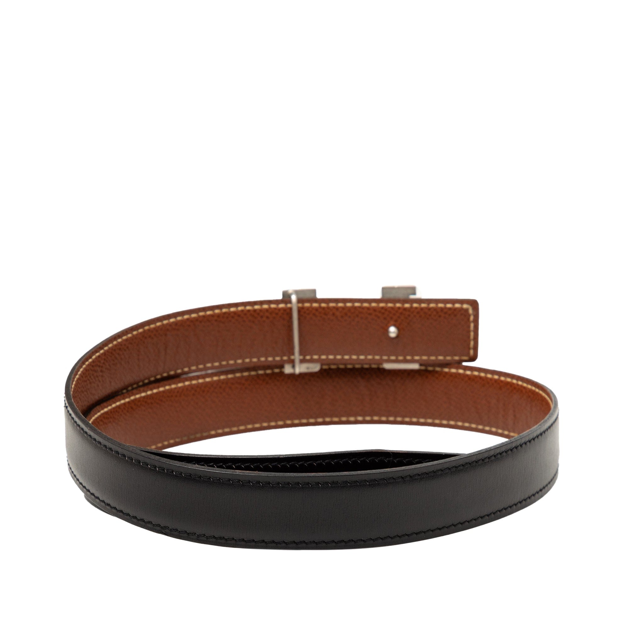 Hermès Swift and Epsom Constance H Reversible Belt