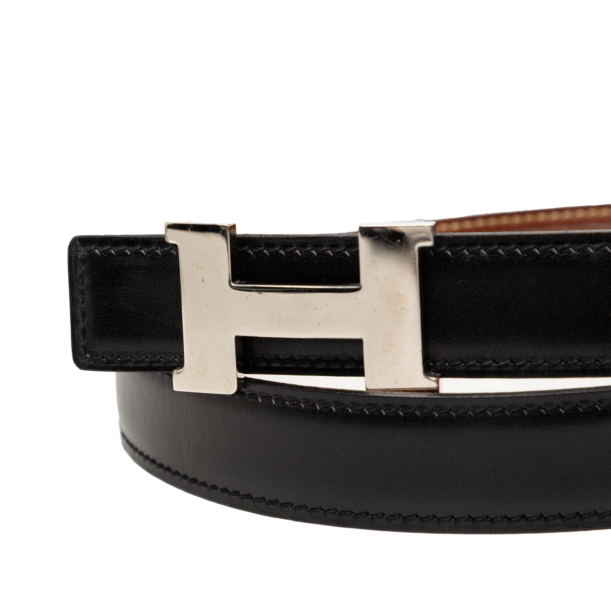 Hermès Swift and Epsom Constance H Reversible Belt