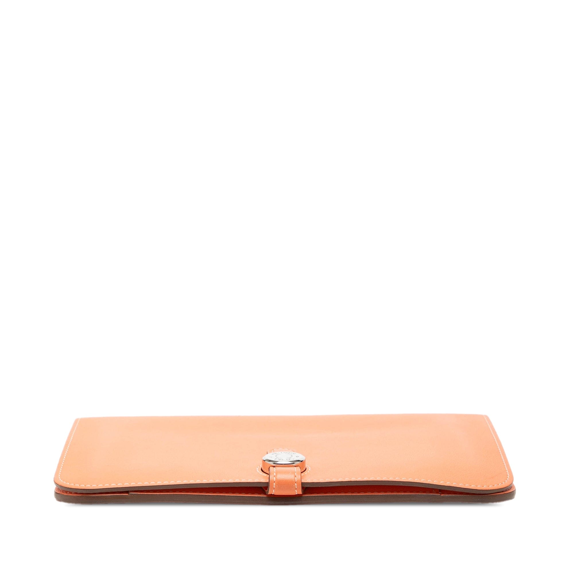 Hermès Clemence Dogon Duo Wallet GM