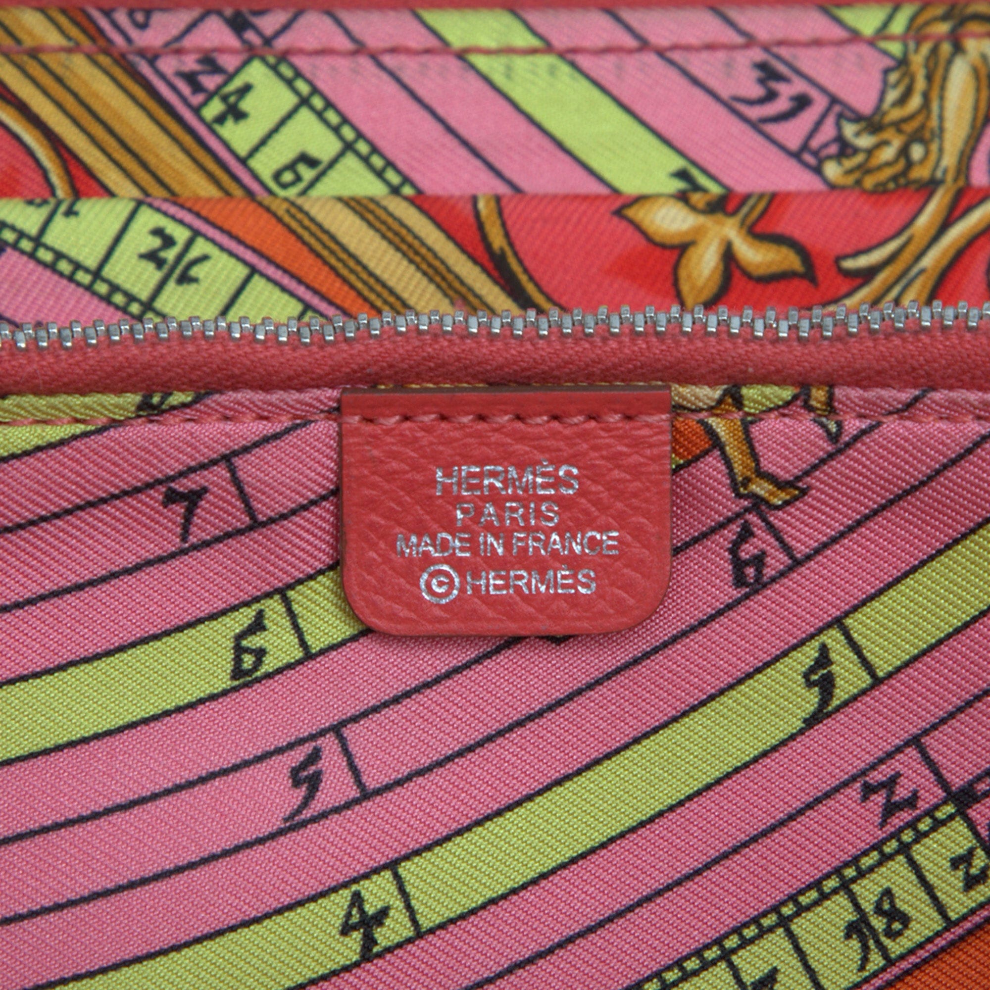 Hermès Epsom Azap Silk In Long Wallet