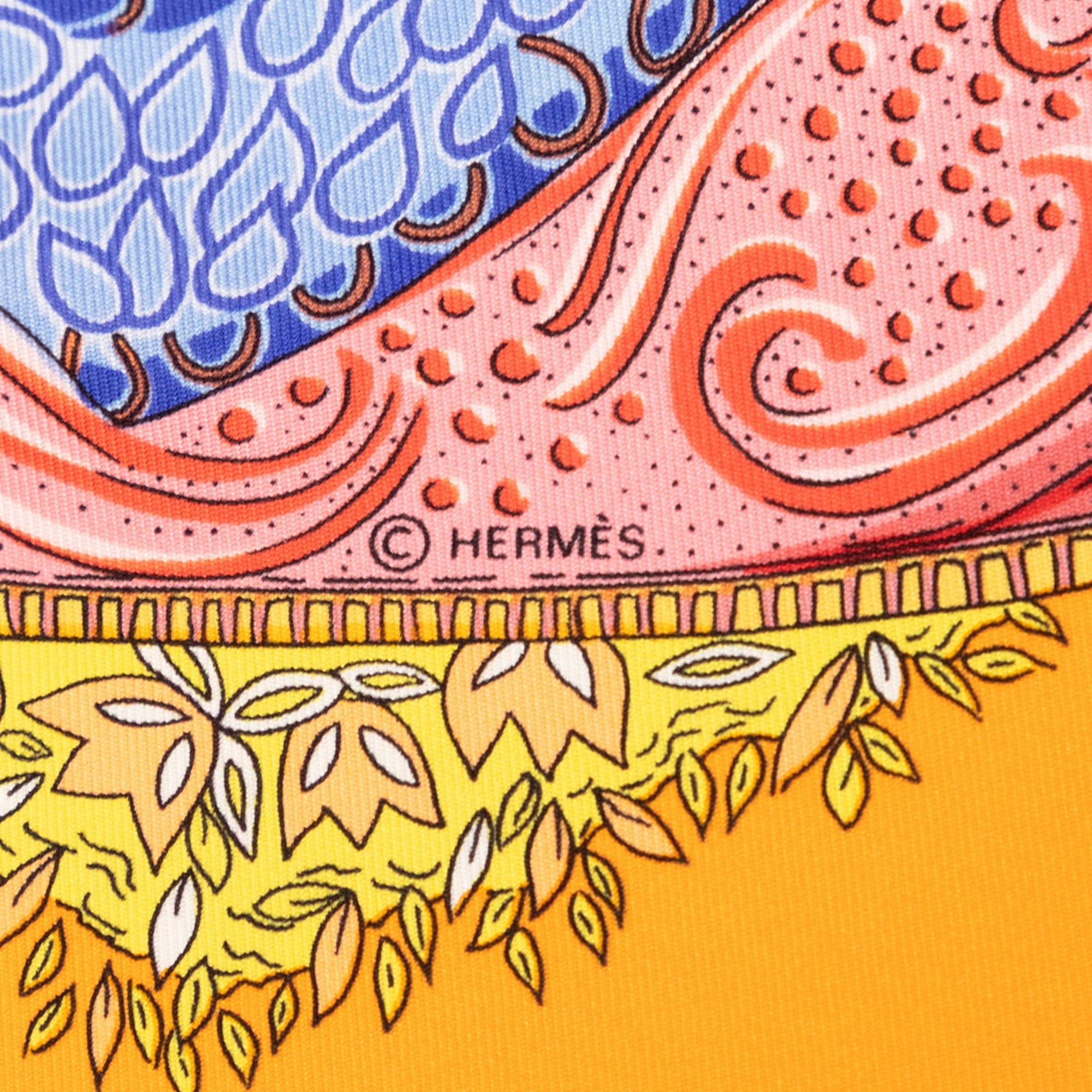 Hermès Ombres et Lumieres Silk Scarf 90