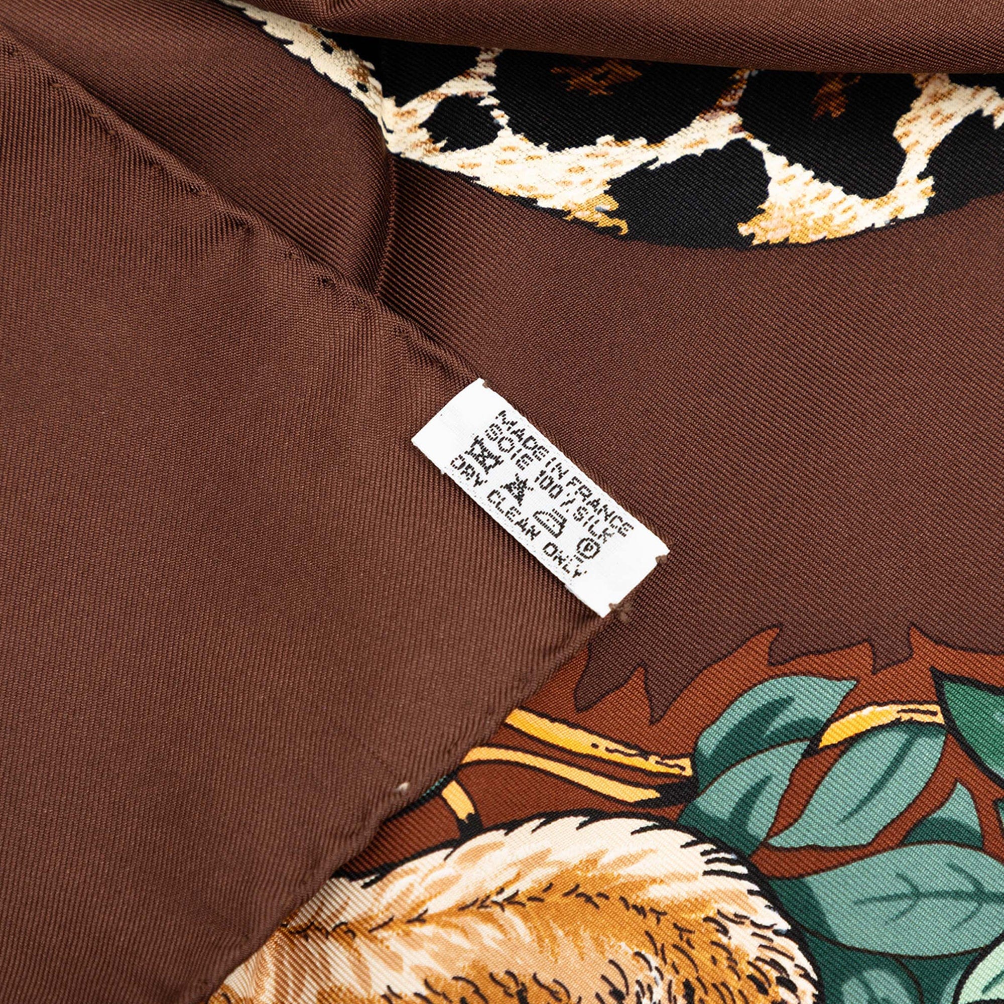 Hermès Jungle Love Silk Scarf 90