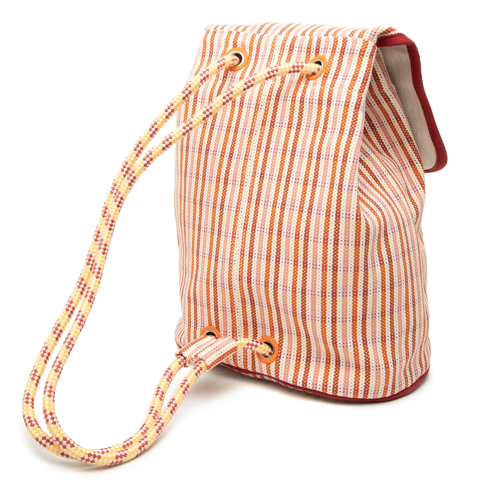 Hermès Canvas Animaux Nattes Backpack